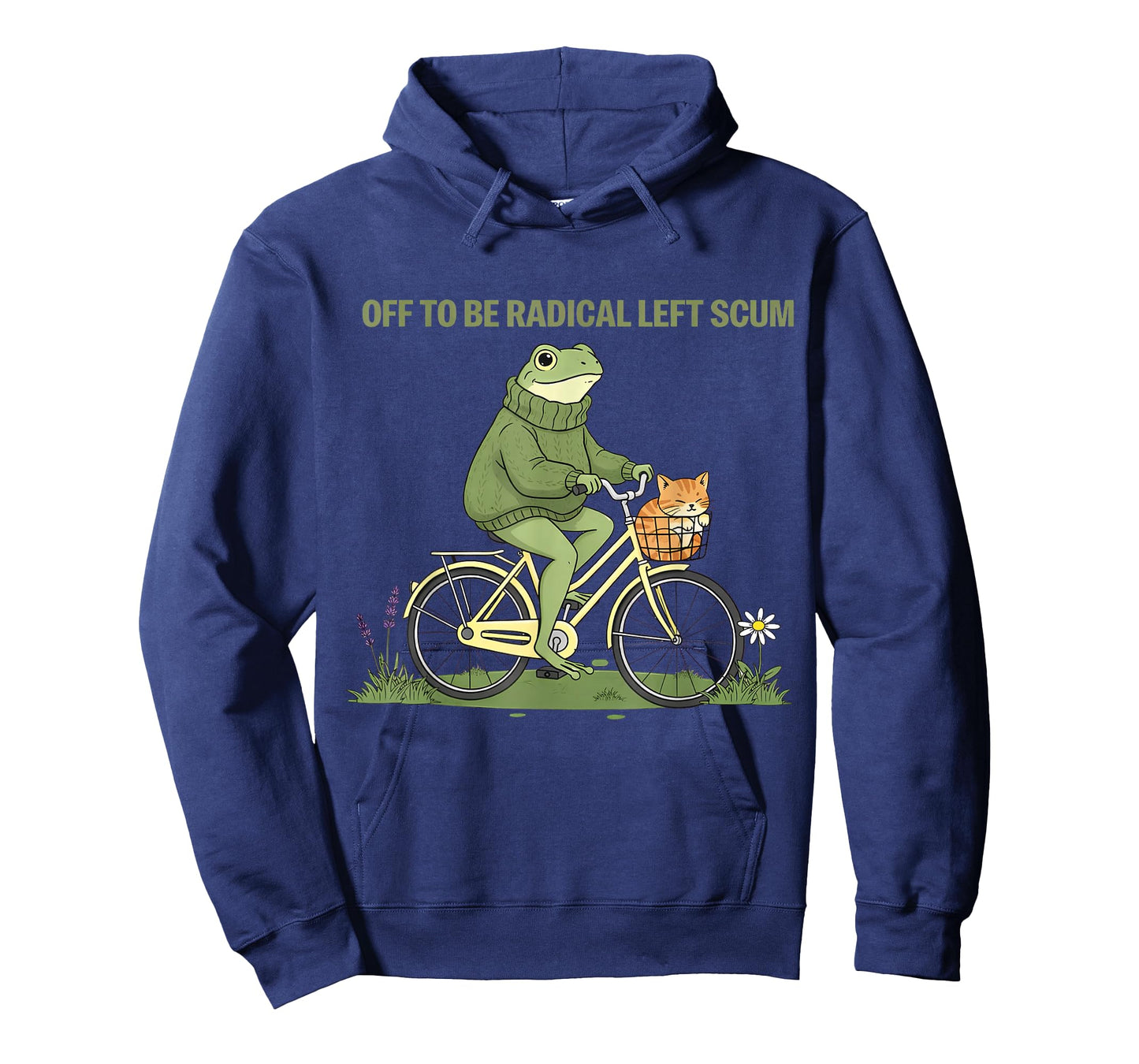 Funny Frog Off to Be Radical Left Scum T-Shirt