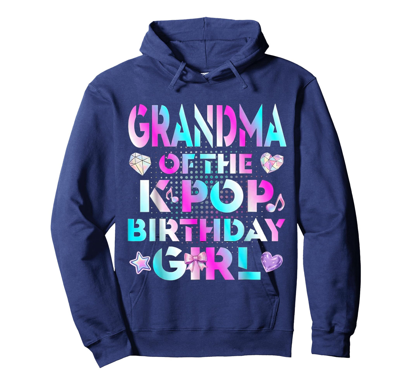 Grandma of The Birthday Girl Kpop Family Matching Party T-Shirt