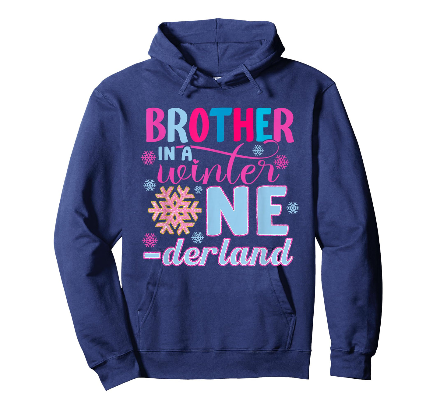 Brother in A Winter Onederland Bday Girl Sweet Snowflake T-Shirt