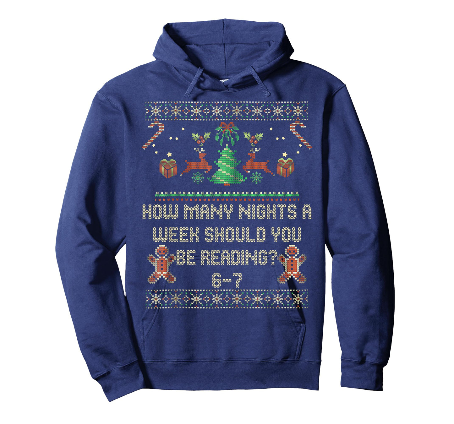 How Many Nights A Week Should You Be Reading 6 7 Christmas T-Shirt