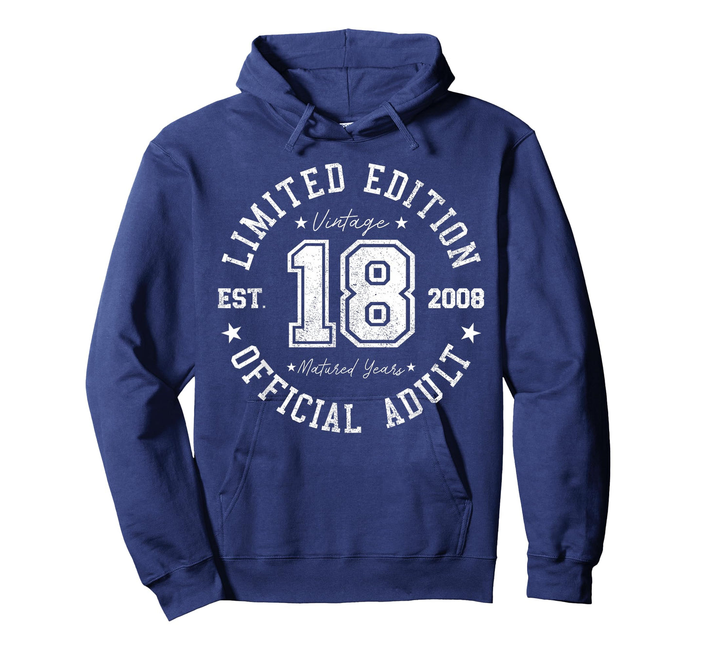 Official Adult 18th Birthday 18 Years Old Vintage 2008 T-Shirt