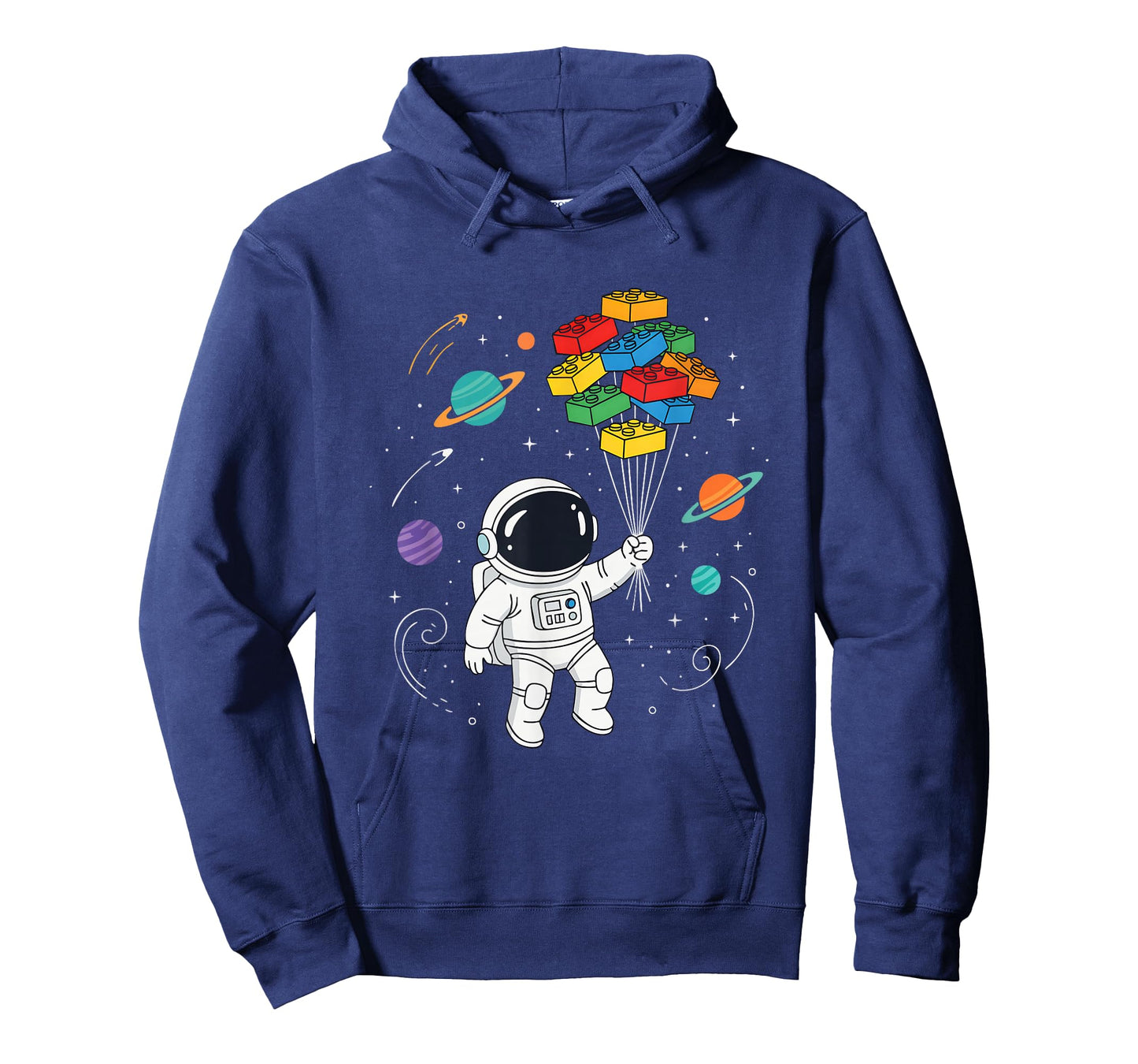 Astronaut Building Blocks - Brick Builder Block Building T-Shirt