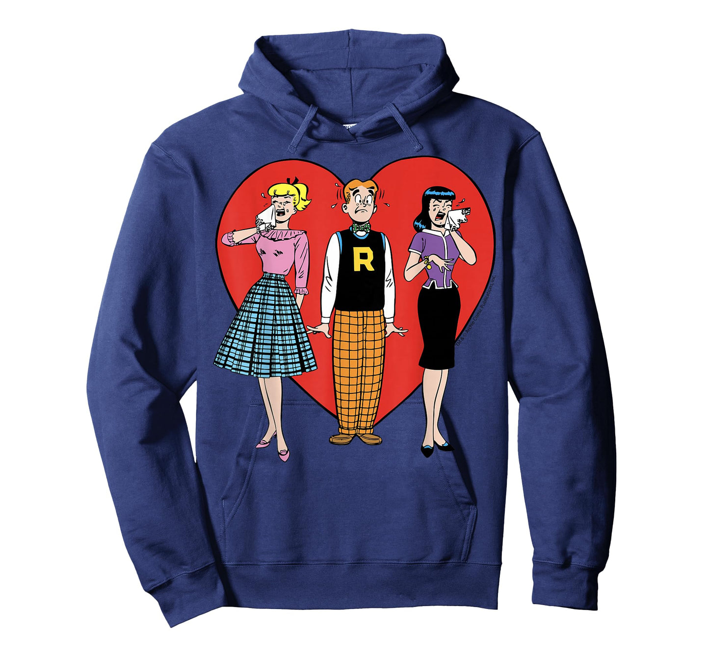 Archie Comics Love Triangle Crying Heart T-Shirt