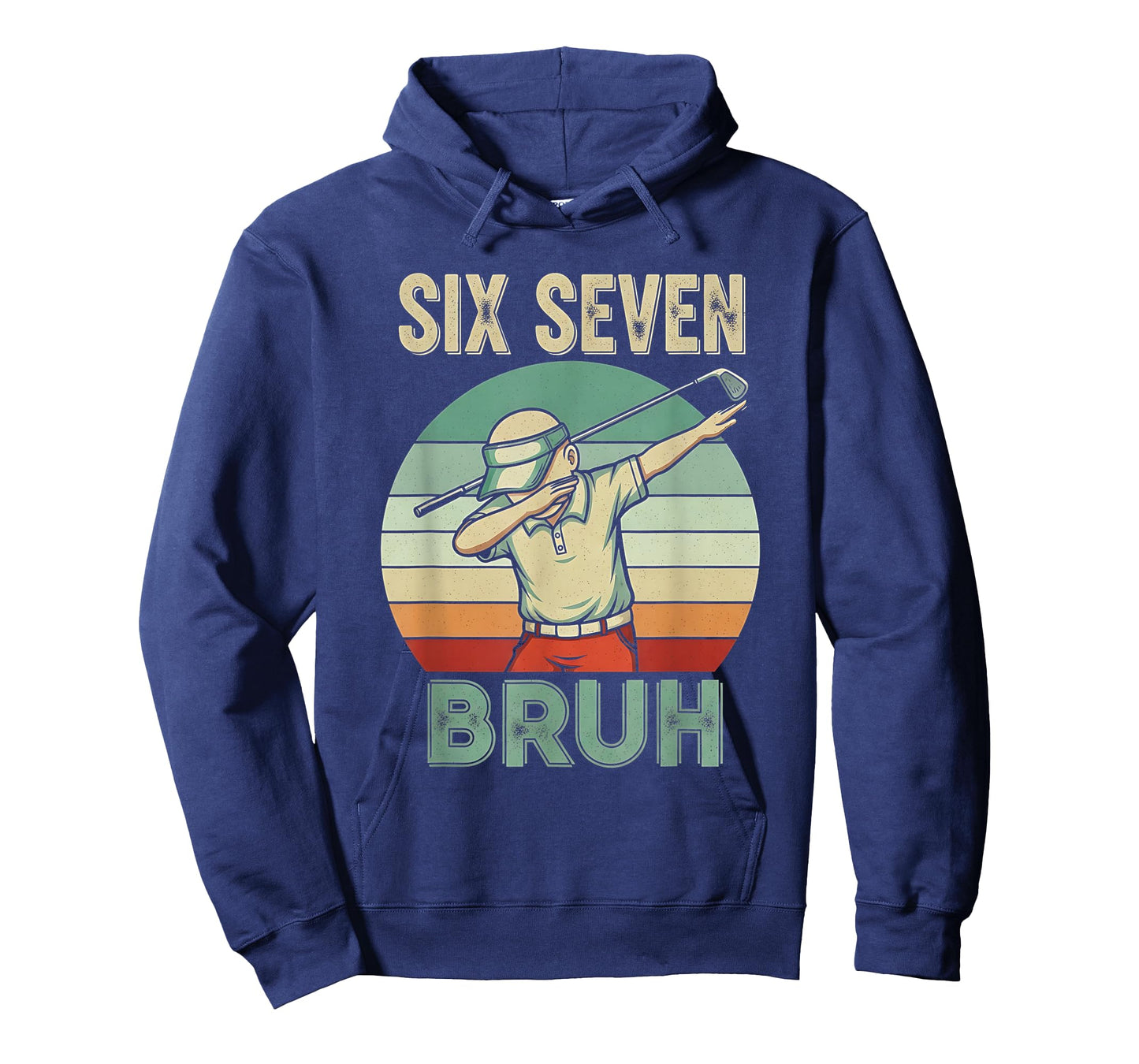Retro 67 Meme 6 7 Six Seven Bruh Golf Golfer Vintage Golfing T-Shirt