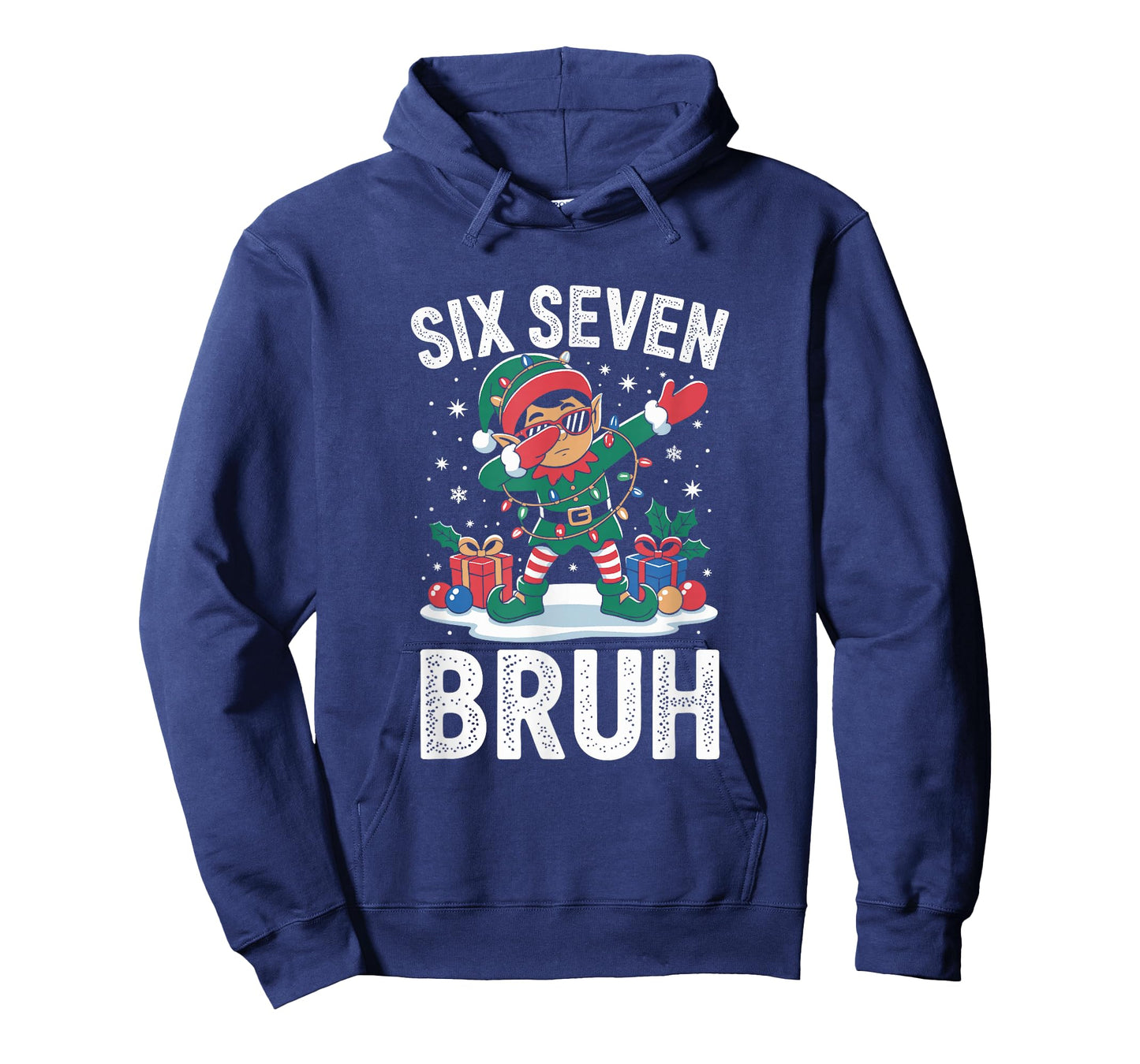 Funny Elf Dab 67 Six Seven Burh Christmas 6 7 Meme Dabbing T-Shirt