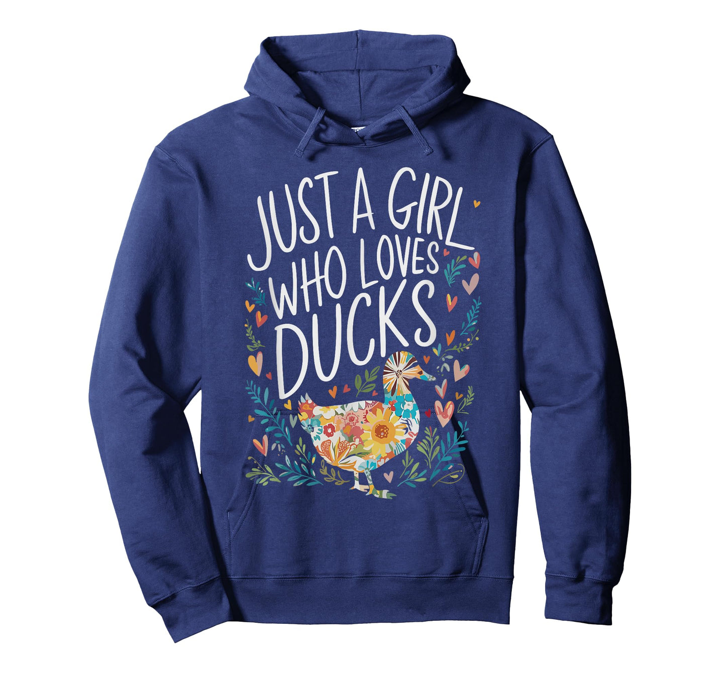 Cute Just A Girl Who Loves Ducks Men Women Girls T-Shirt