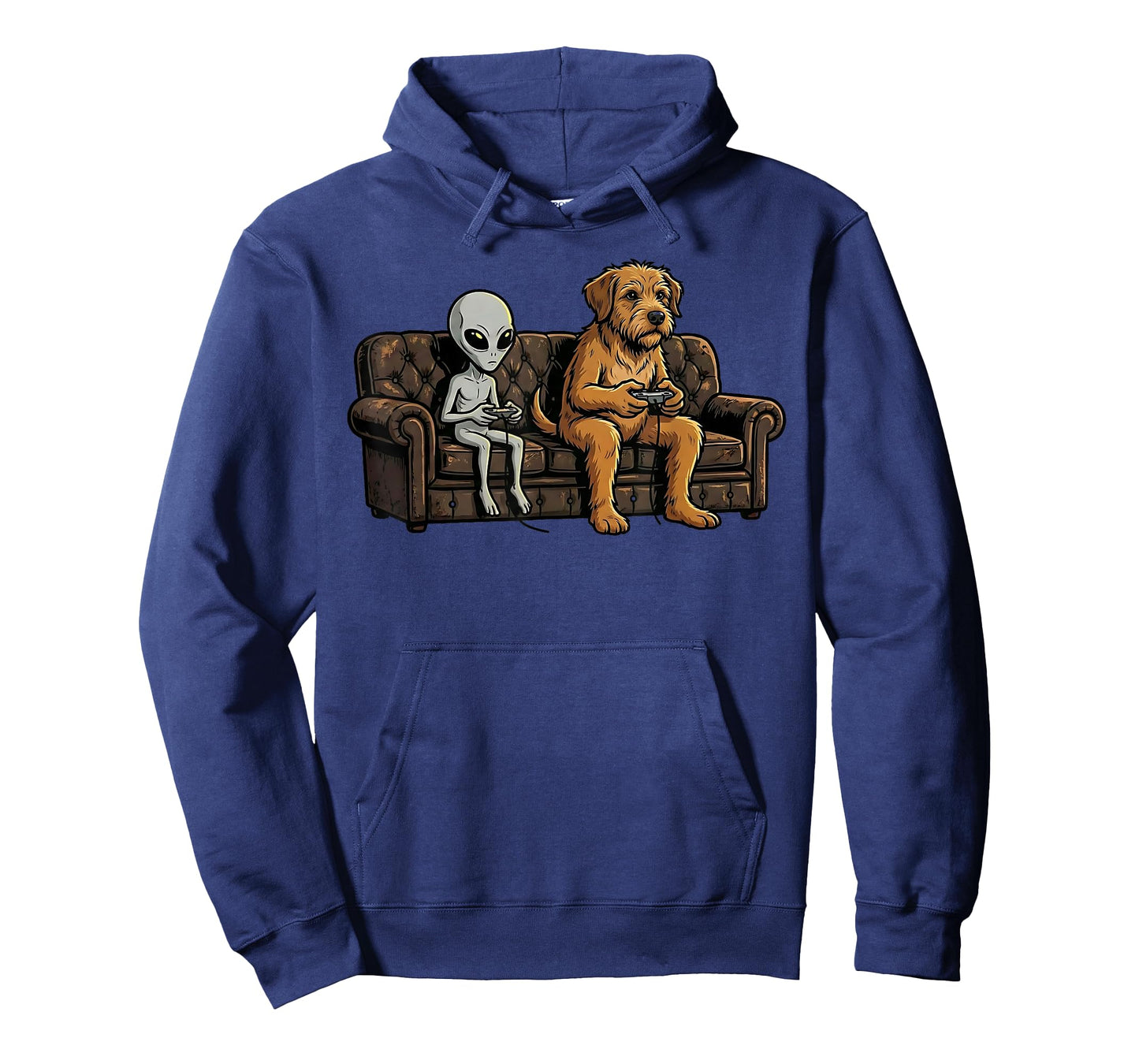 Funny Dog Alien Gaming Video Games Gamer Kids T-Shirt
