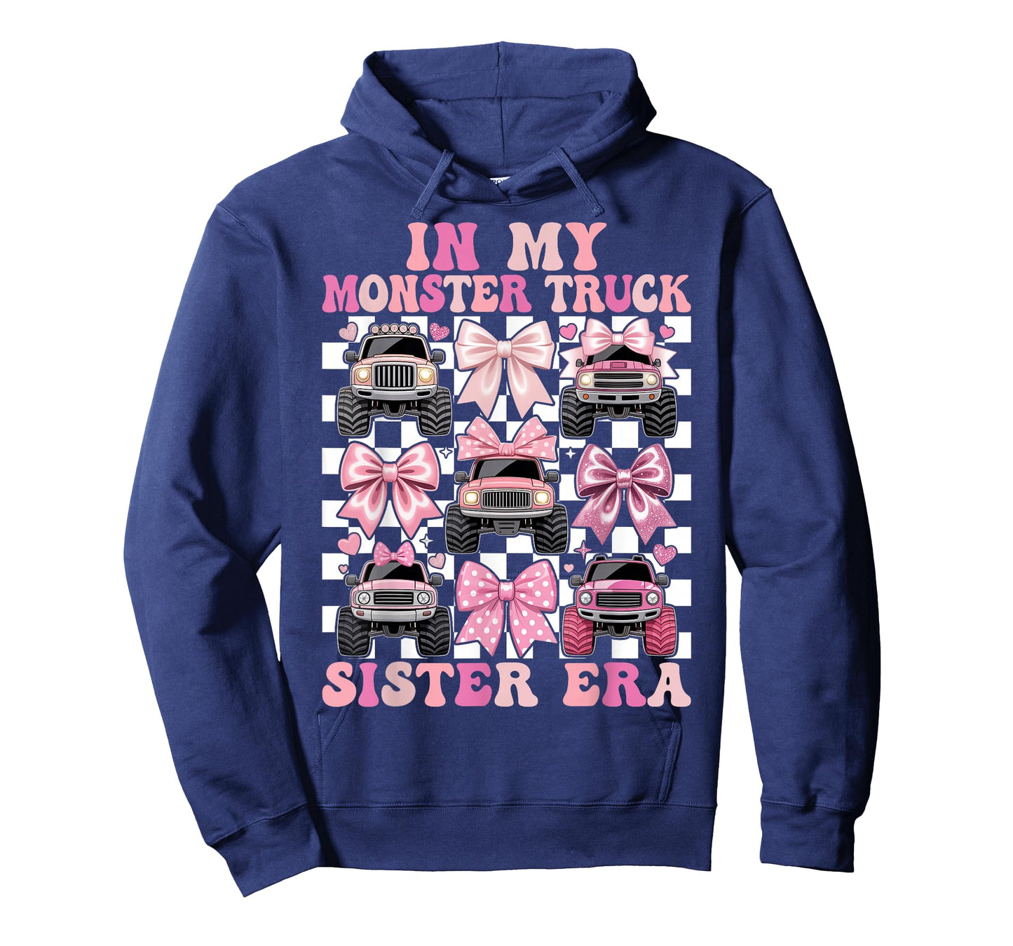Coquette Monster Truck Sister T-Shirt