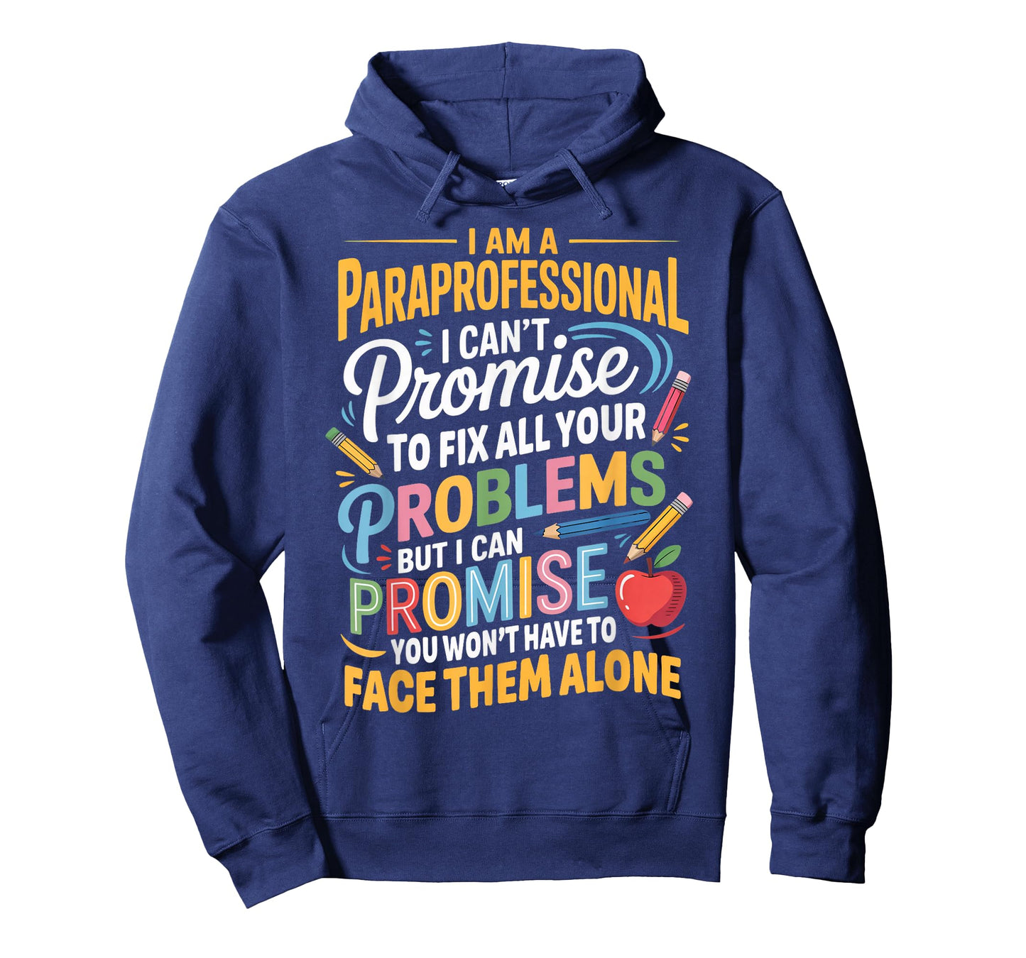 Can't Promise Fix All para Teacher Teaching Paraprofessional T-Shirt