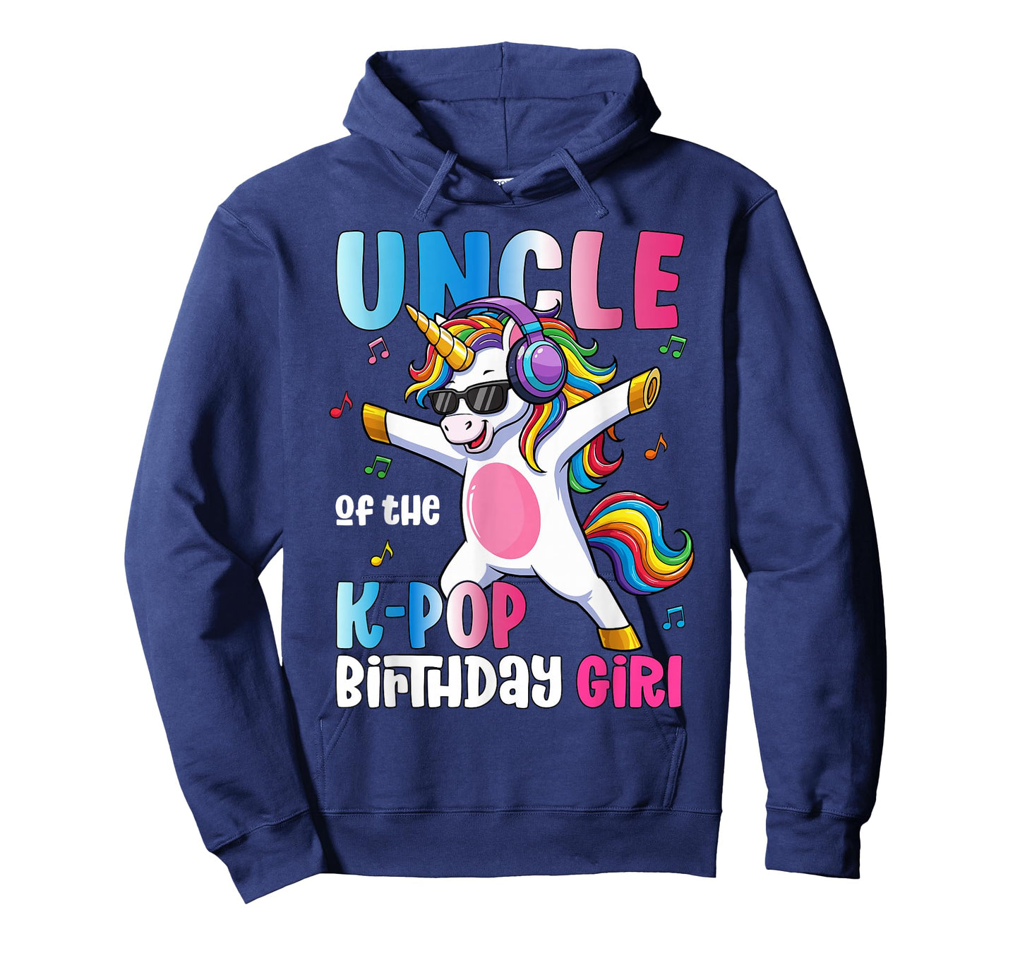 Uncle of The K-Pop Birthday Princess Birthday Girl T-Shirt