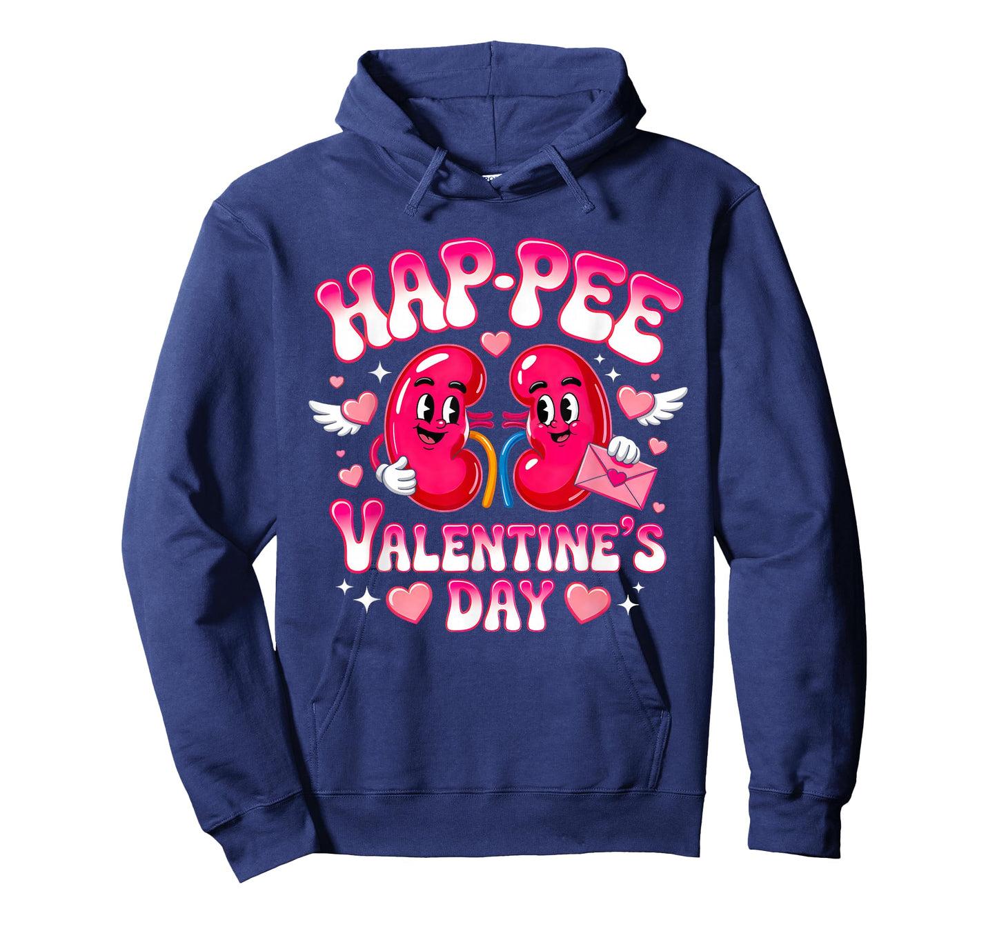 Funny Kidney Hap Pee Valentine Urology Nurse Dialysis Crew T-Shirt