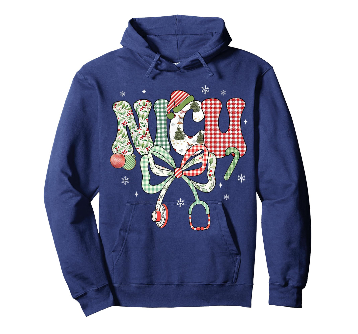 NICU Nurse Christmas Retro Neonatal Intensive Care Unit T-Shirt