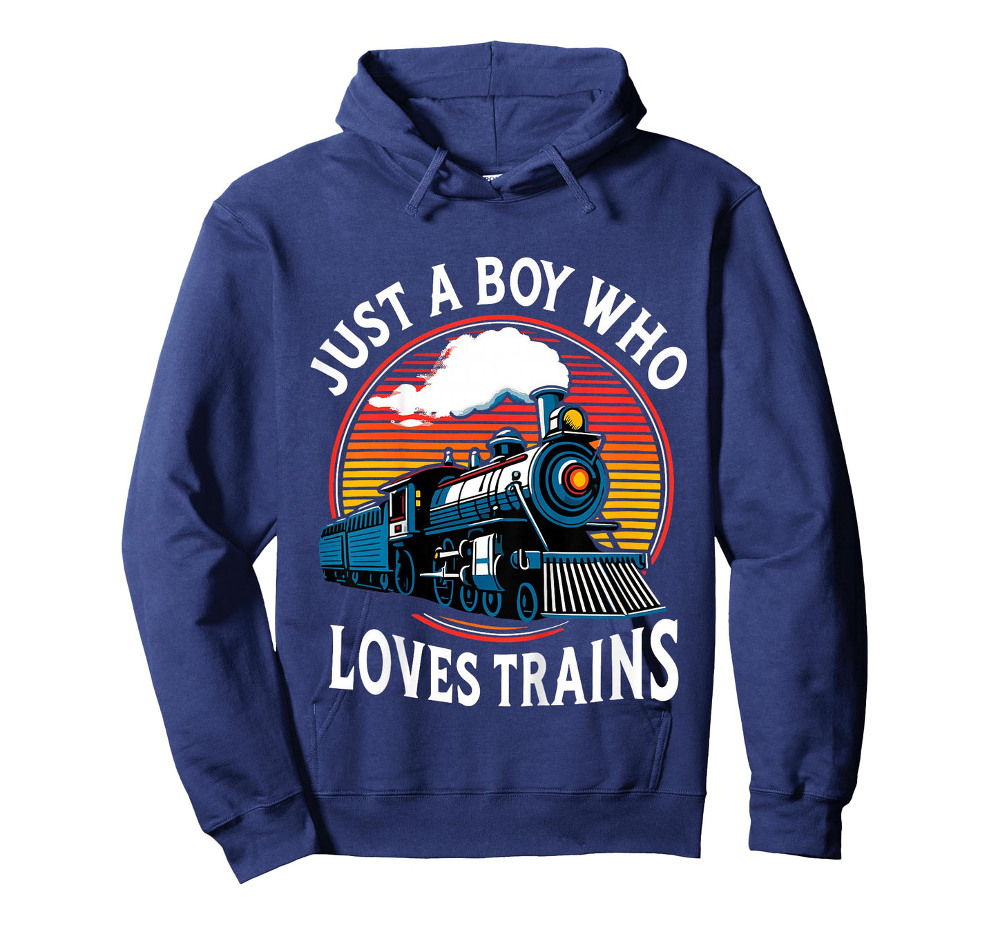 Kids Just A Boy Who Loves Trains Lover Toddler T-Shirt