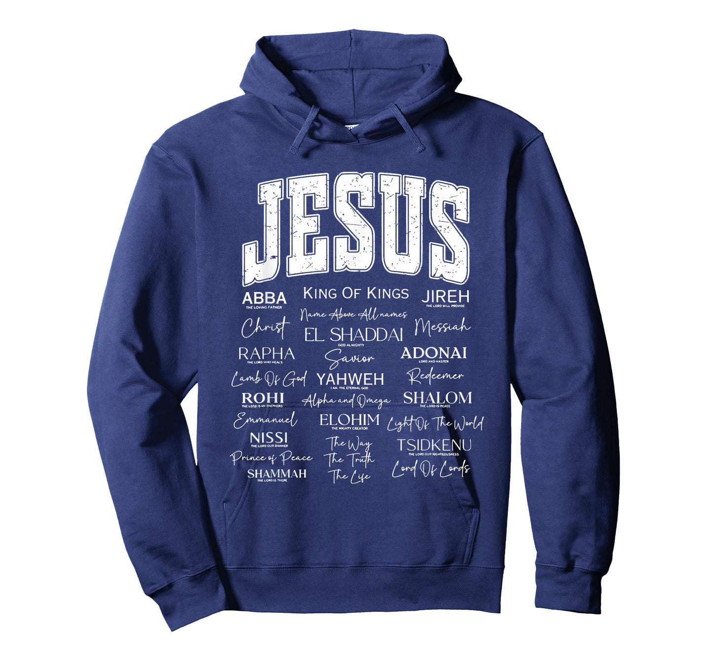 Jesus is King Names of God Hebrew Christian Worship Jesus T-Shirt