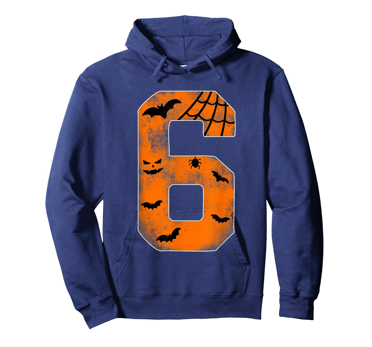 Number 6 6th Birthday Boy Six Halloween Happy Birthday T-Shirt