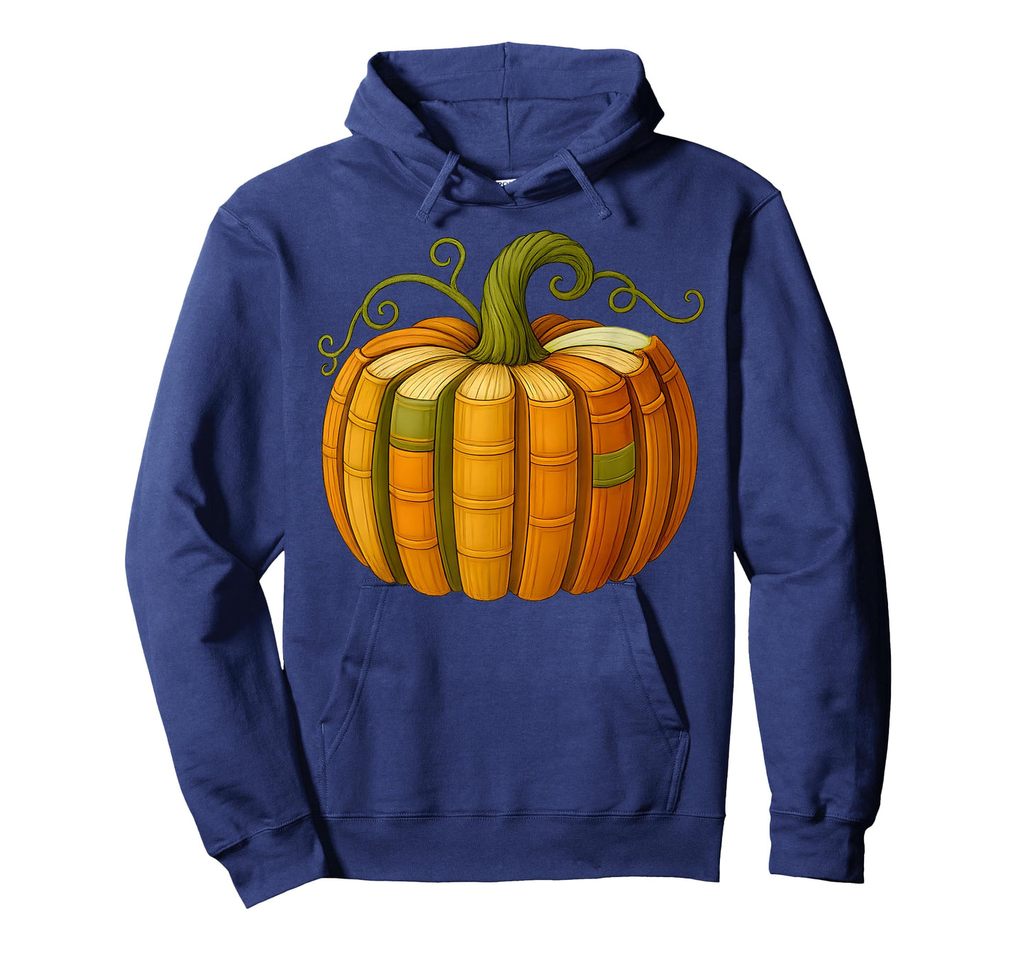 Pumpkin Made Out of Books Tee Reading Halloween Teacher Fall T-Shirt