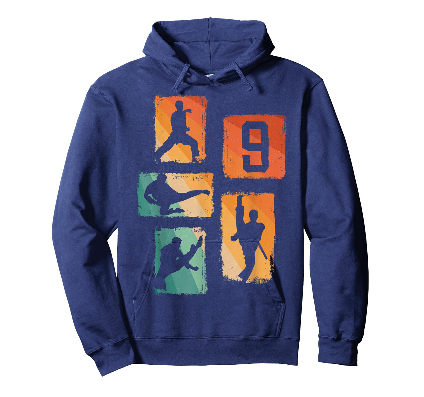 9th Birthday Karate Taekwondo 9 Years Old Boy Martial Arts T-Shirt