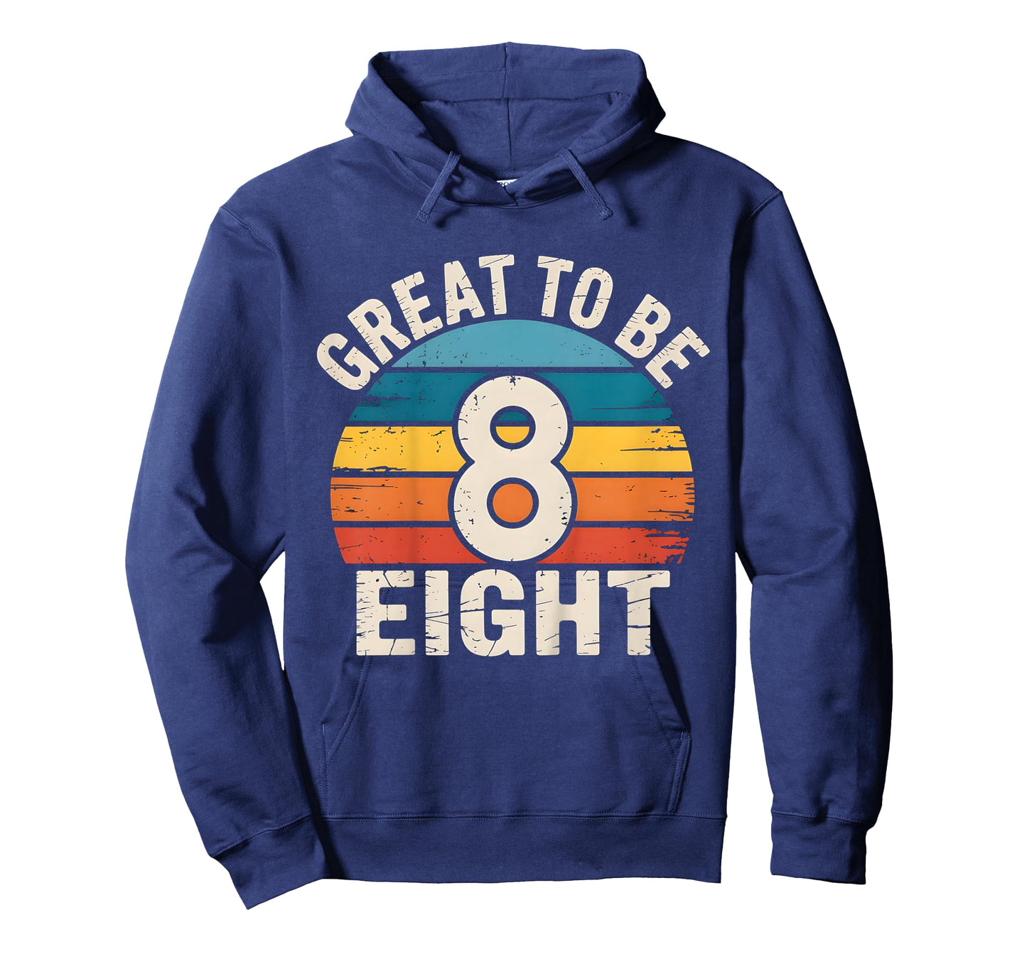 Kids 8th Birthday Great to Be Eight 8 Year Old Girls Boys Bday T-Shirt