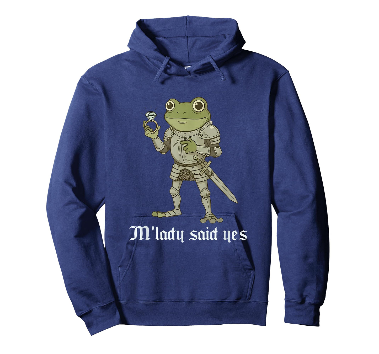 M'lady Said Yes Funny Frog Couple Matching T-Shirt