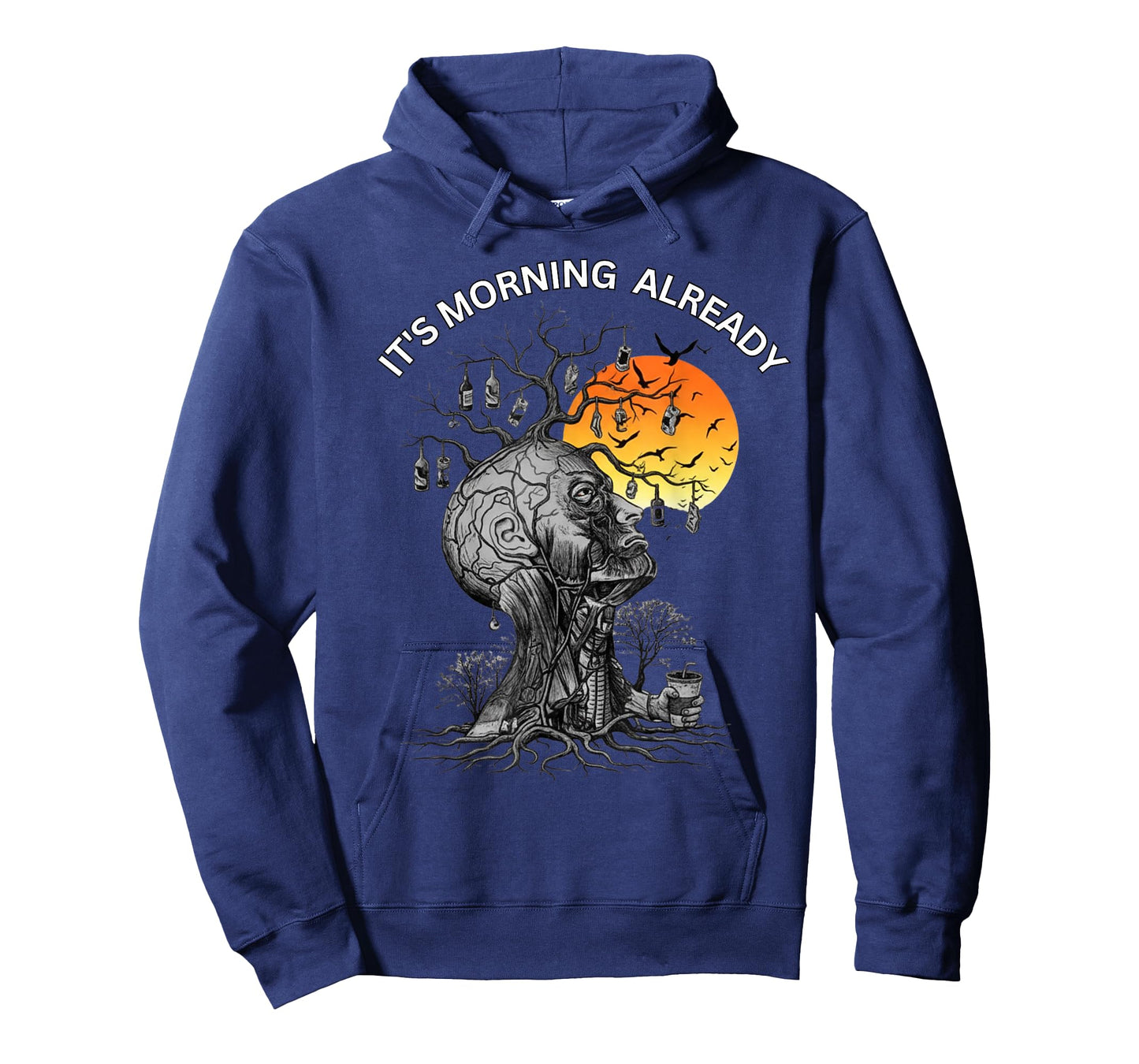 It's Morning Already Hangover Human Tree for Party Lovers T-Shirt