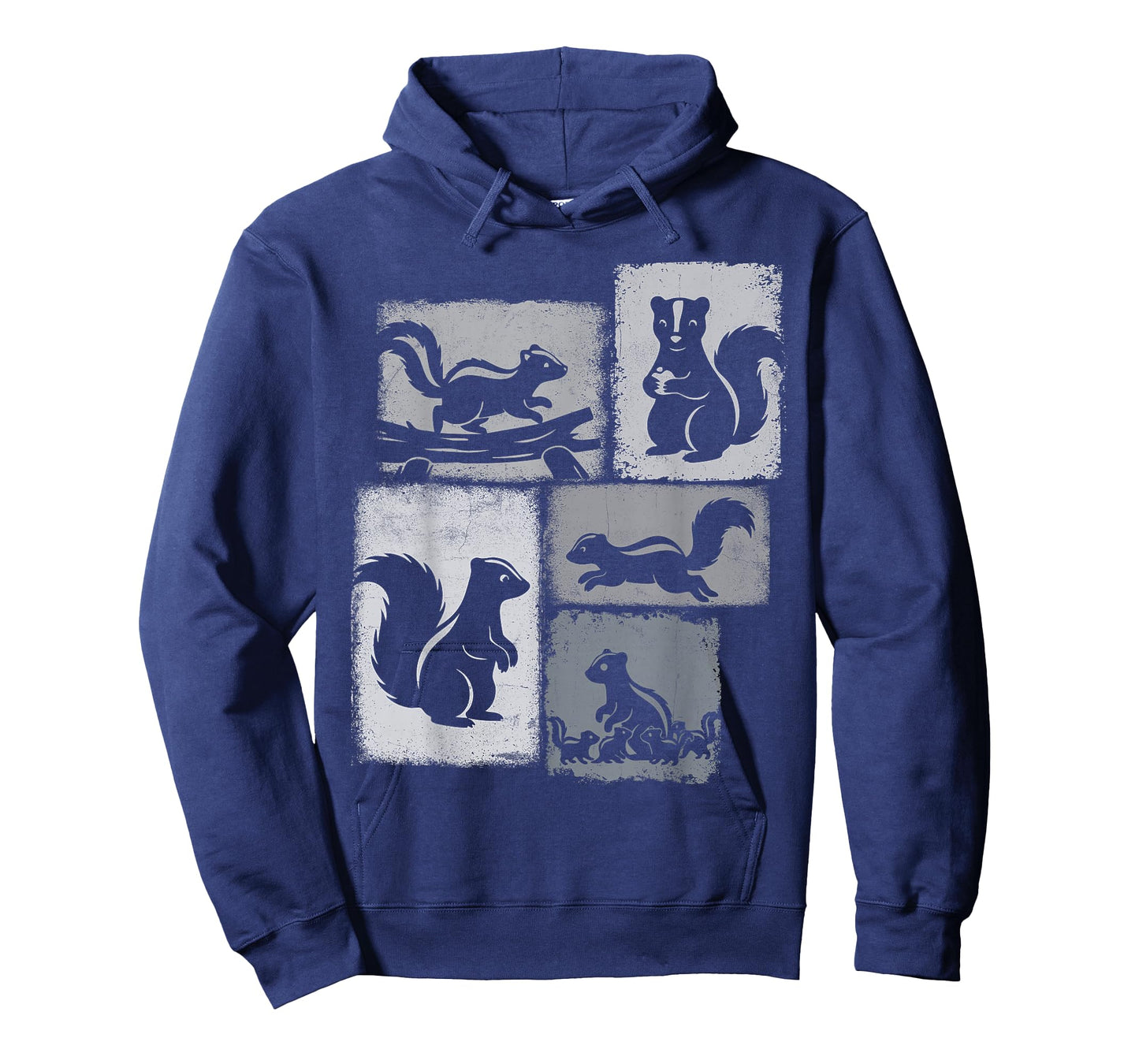 Skunk Vintage Collage Stink Badger Lover T-Shirt