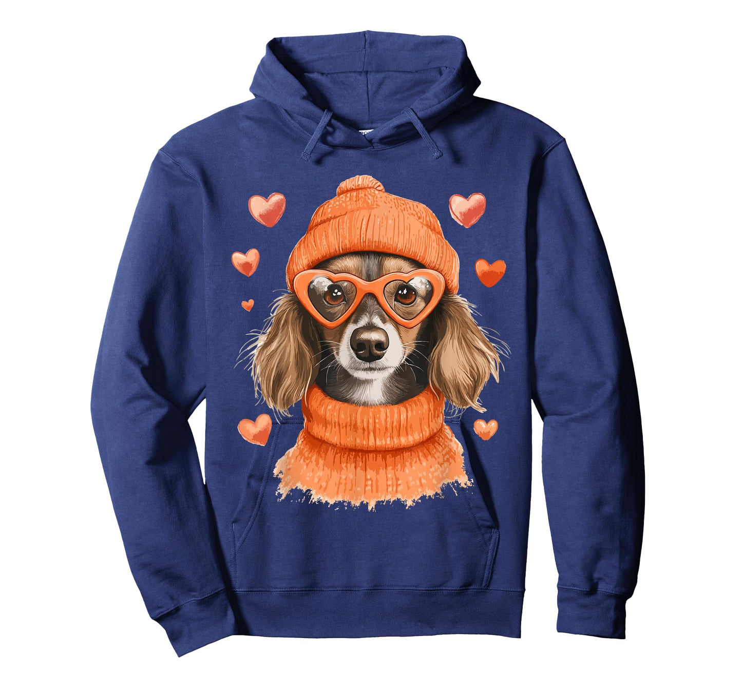 Sausage Dog Heart Doxie Girl Valentine's Day Women Dachshund T-Shirt