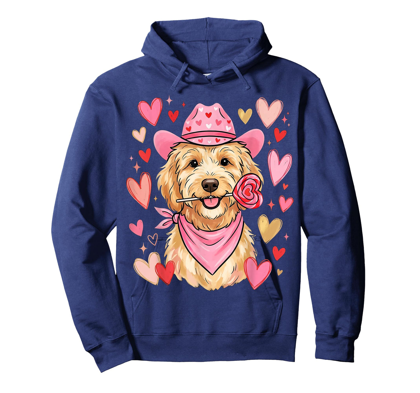 Heart Golden Doodle Love Dog Valentine Goldendoodle T-Shirt
