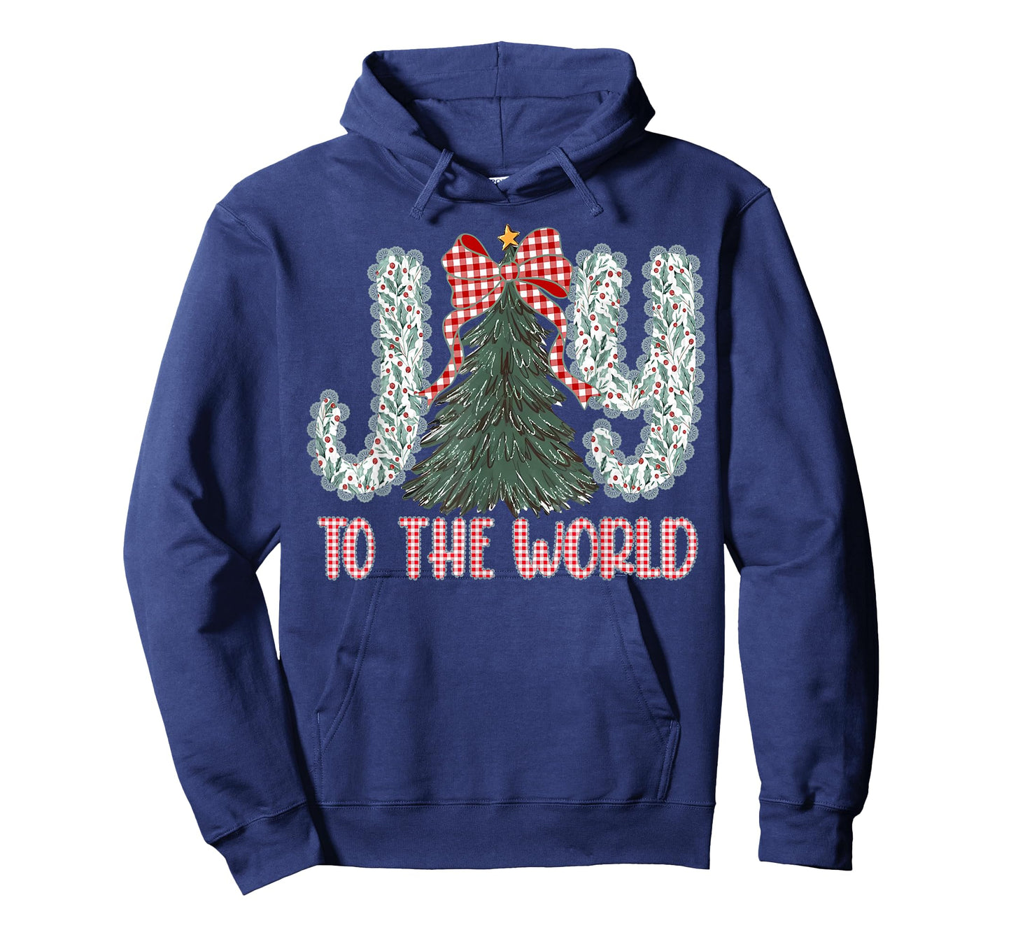 Joy to The World Jesus Christian Christmas Xmas Tree Holiday T-Shirt
