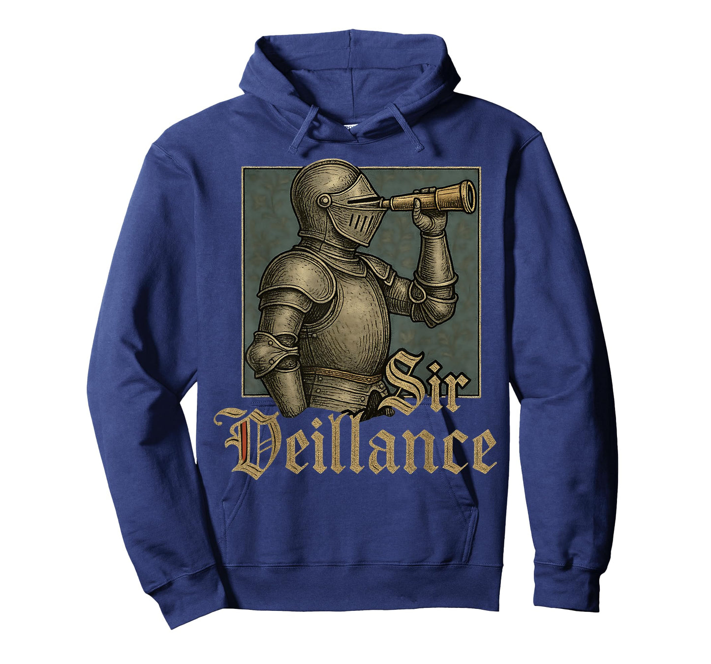 Sir Veillance Medieval Knight Renaissance Meme Funny Graphic T-Shirt