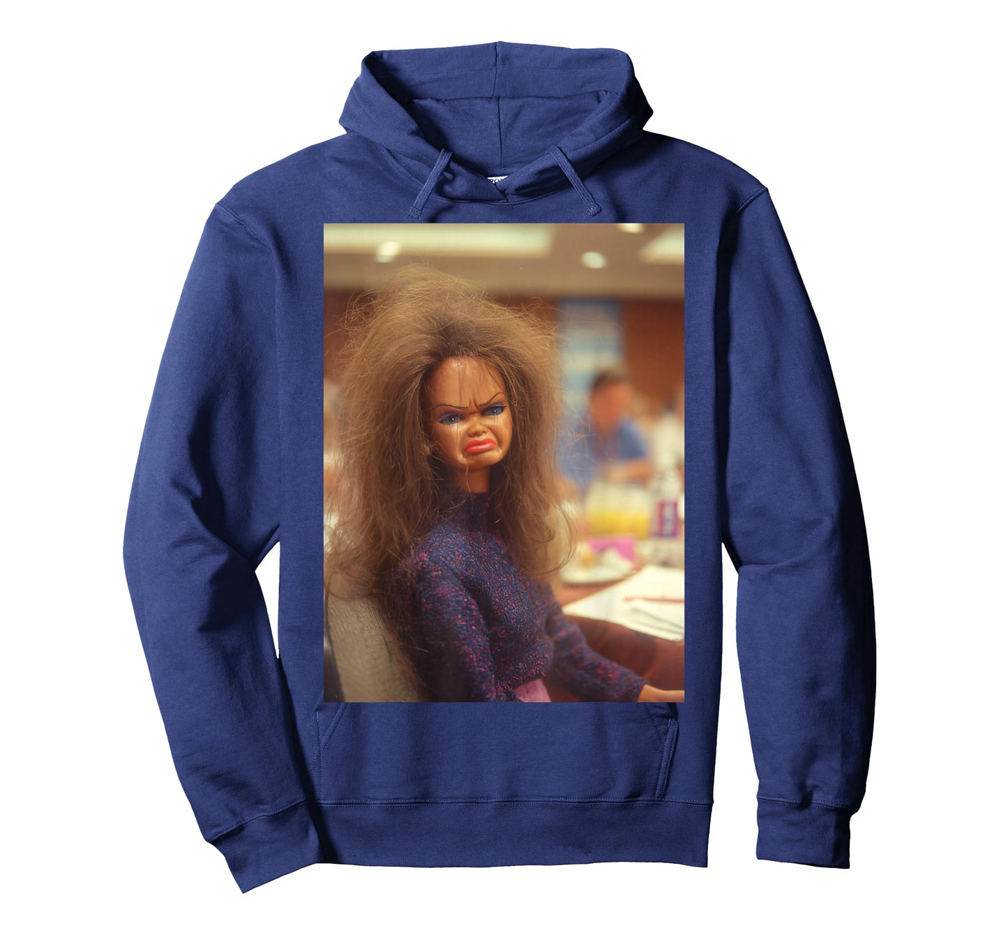 Funny Disgusting Doll face Meme Office Y2K Sarcastic Gift T-Shirt