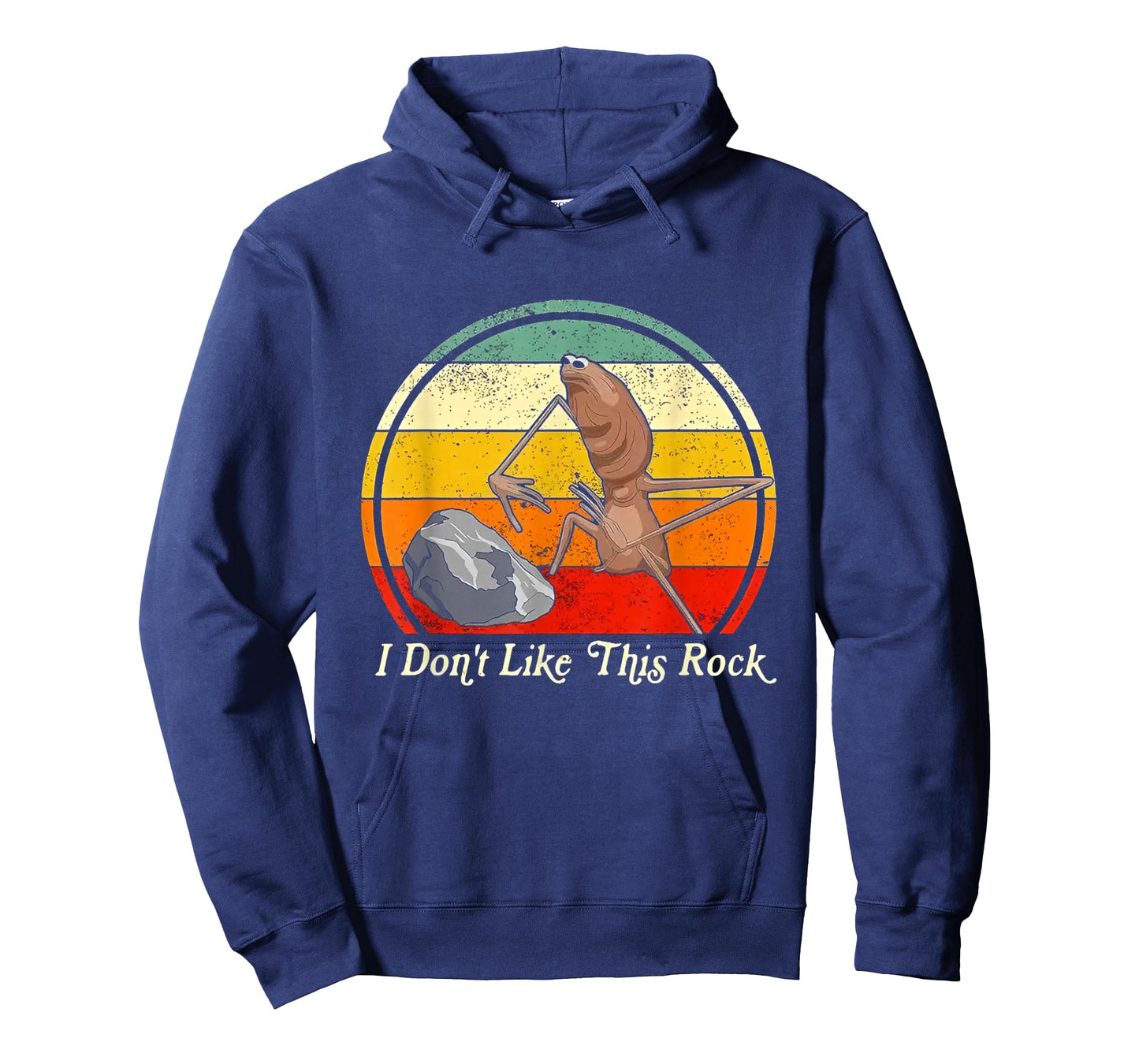 I Don't Like This Rock Marcus The Worm Meme Retro Vintage T-Shirt