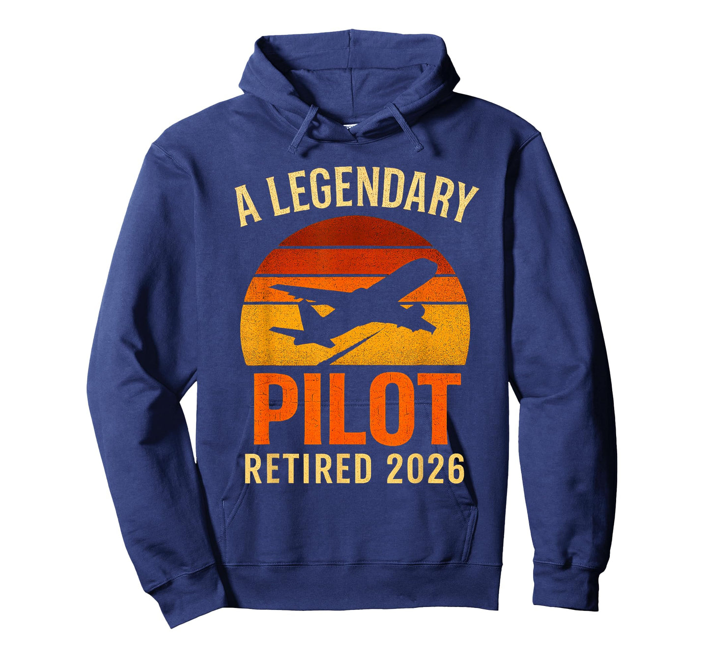 A Legendary Pilot Retired 2026 Vintage Aviation Retirement T-Shirt