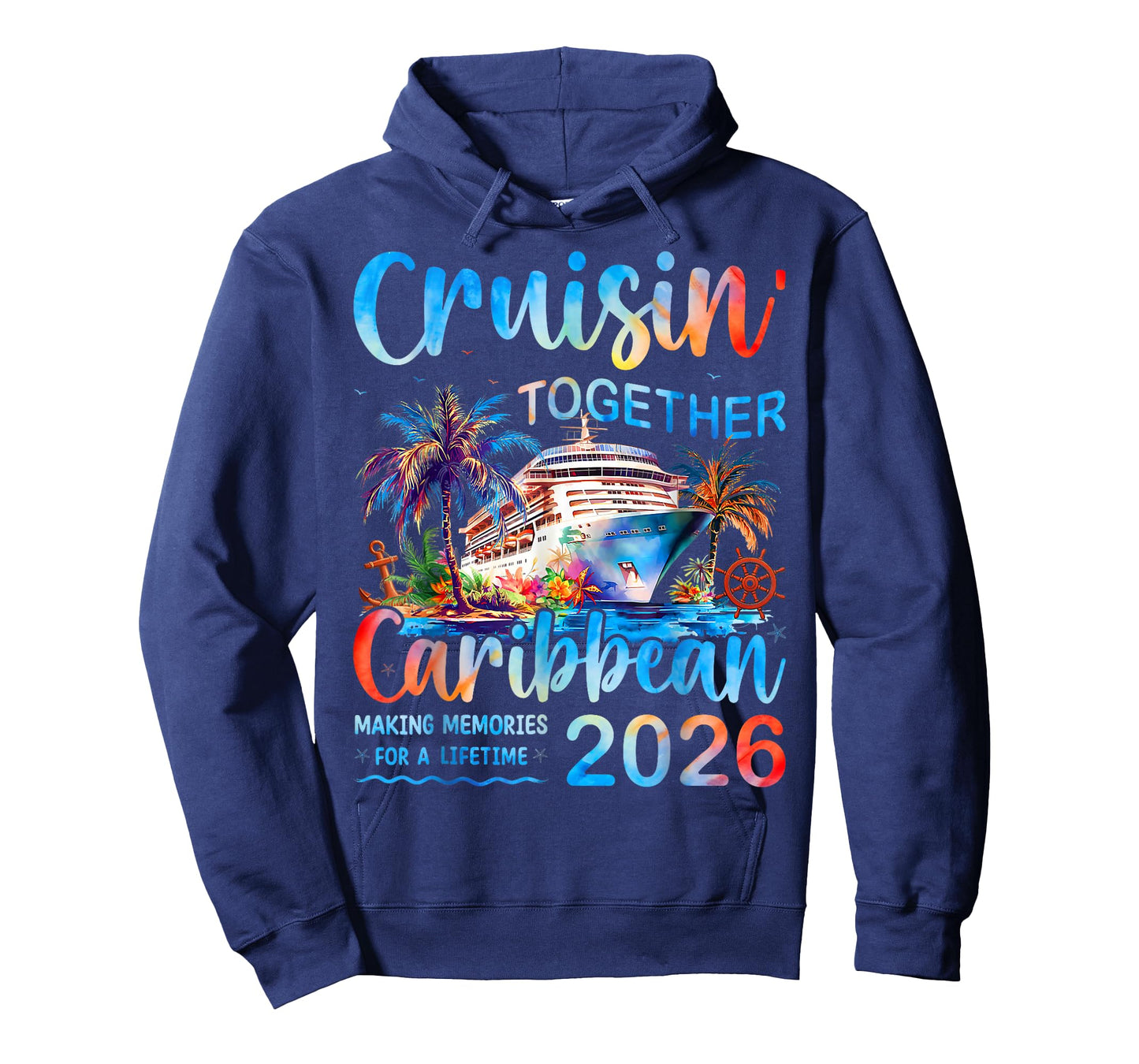 Caribbean Cruise 2026 Family Vacation Cruisin’ Together T-Shirt
