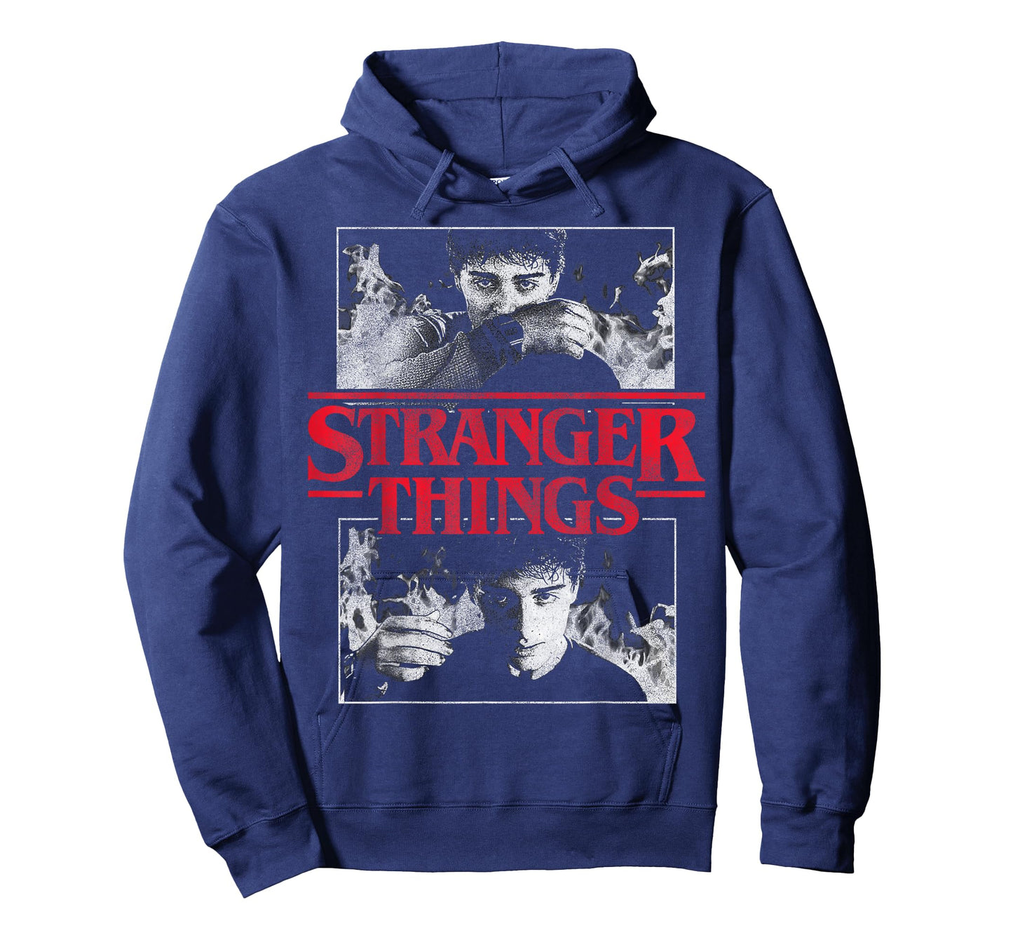 Stranger Things Will Byers Series Scenes in Black and White T-Shirt