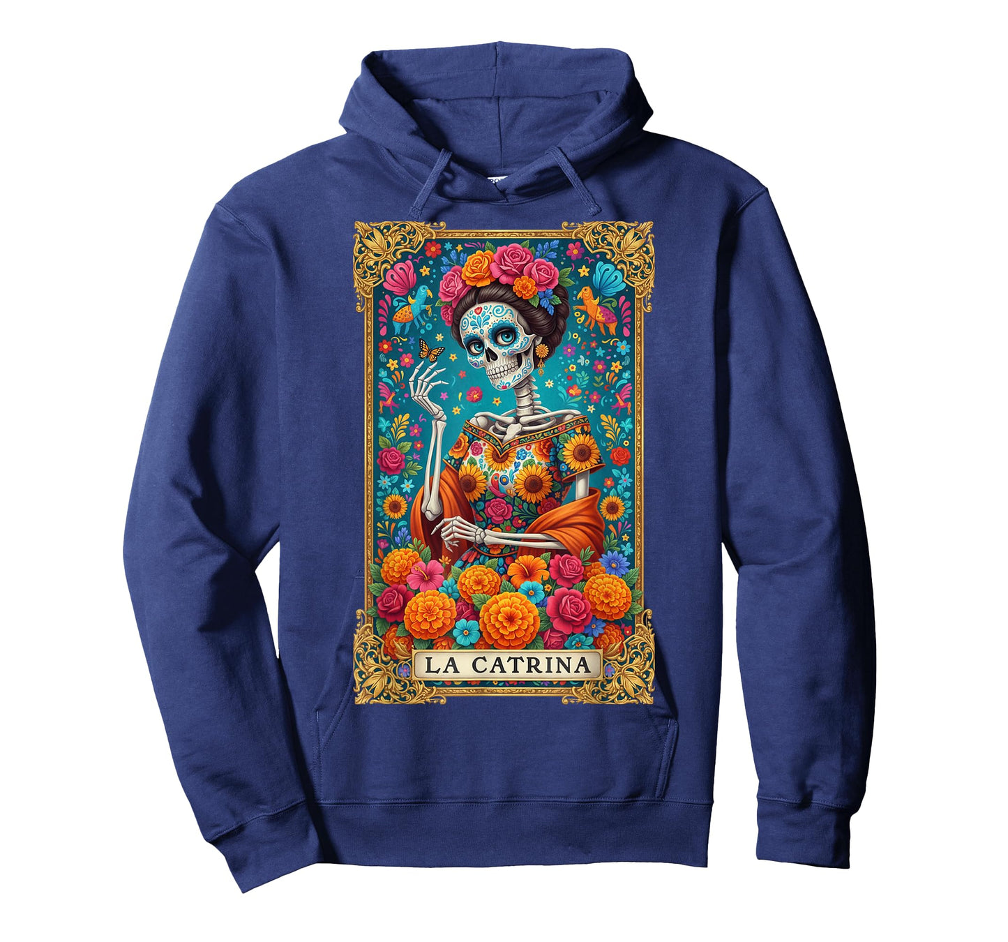 De Los Muertos La Catrina Day of The Dead Women Sugar Skull T-Shirt