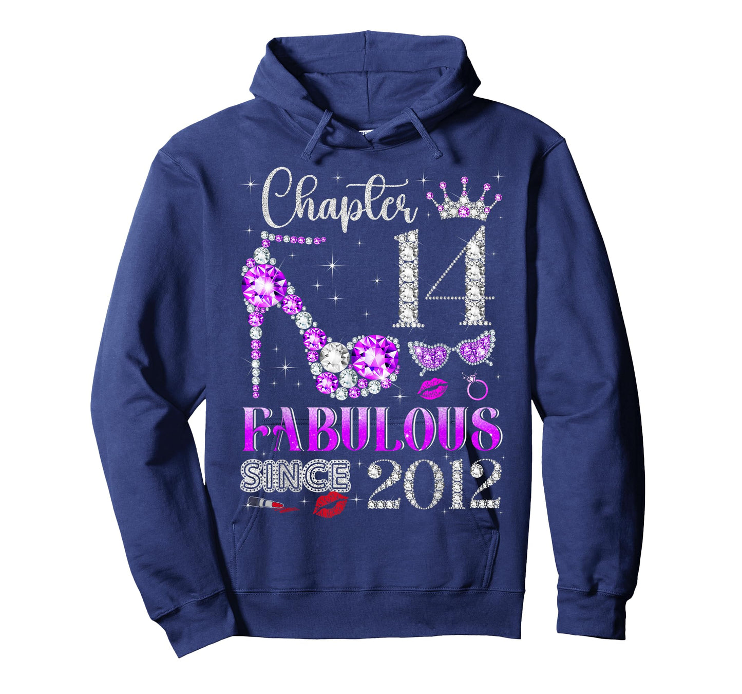 Chapter 14 Fabulous Since 2012 14Th Birthday Ladies Girls T-Shirt