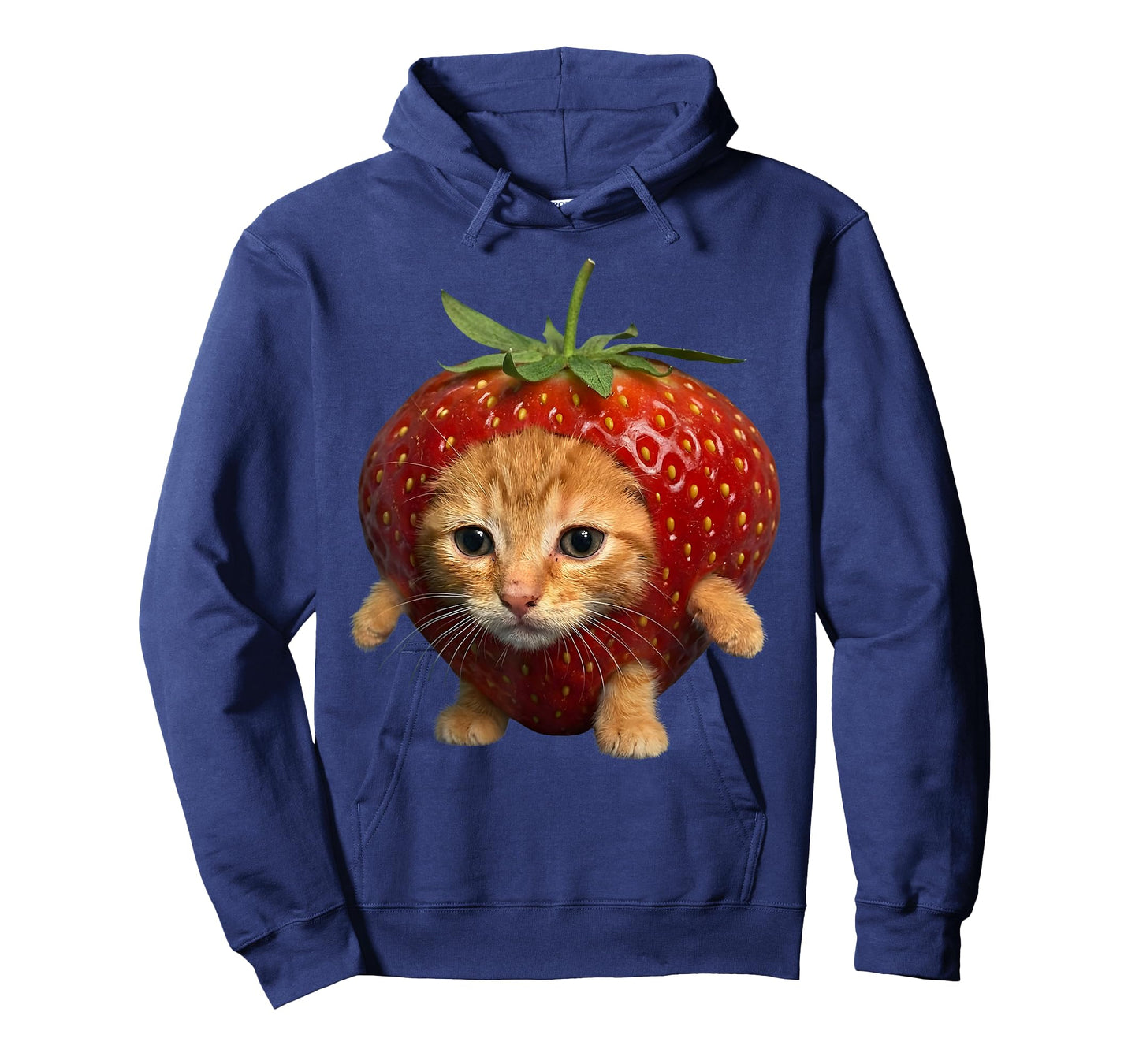 Cute Strawberry Cat Happy strawberrycat Meme Kitty Cat Lover T-Shirt
