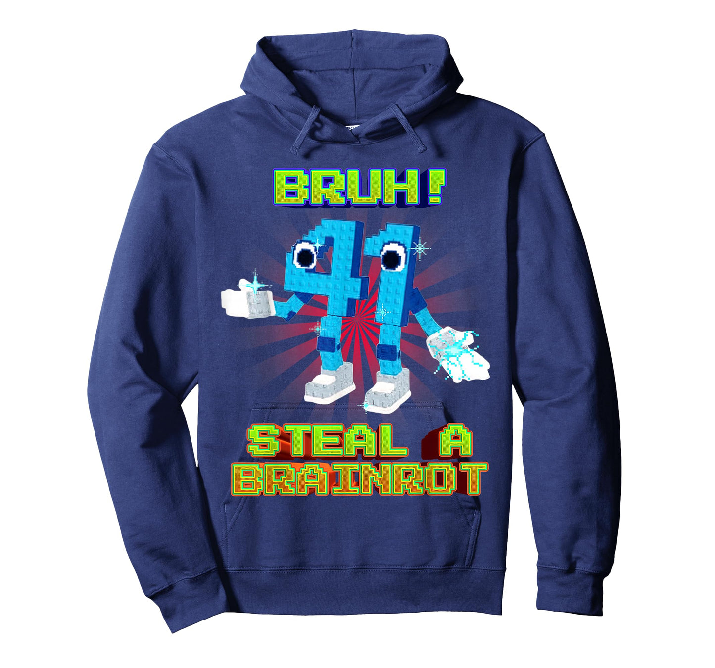 Bruh 41 Forty One 4-1 Funny Brainrot for Boys Kids Teens T-Shirt