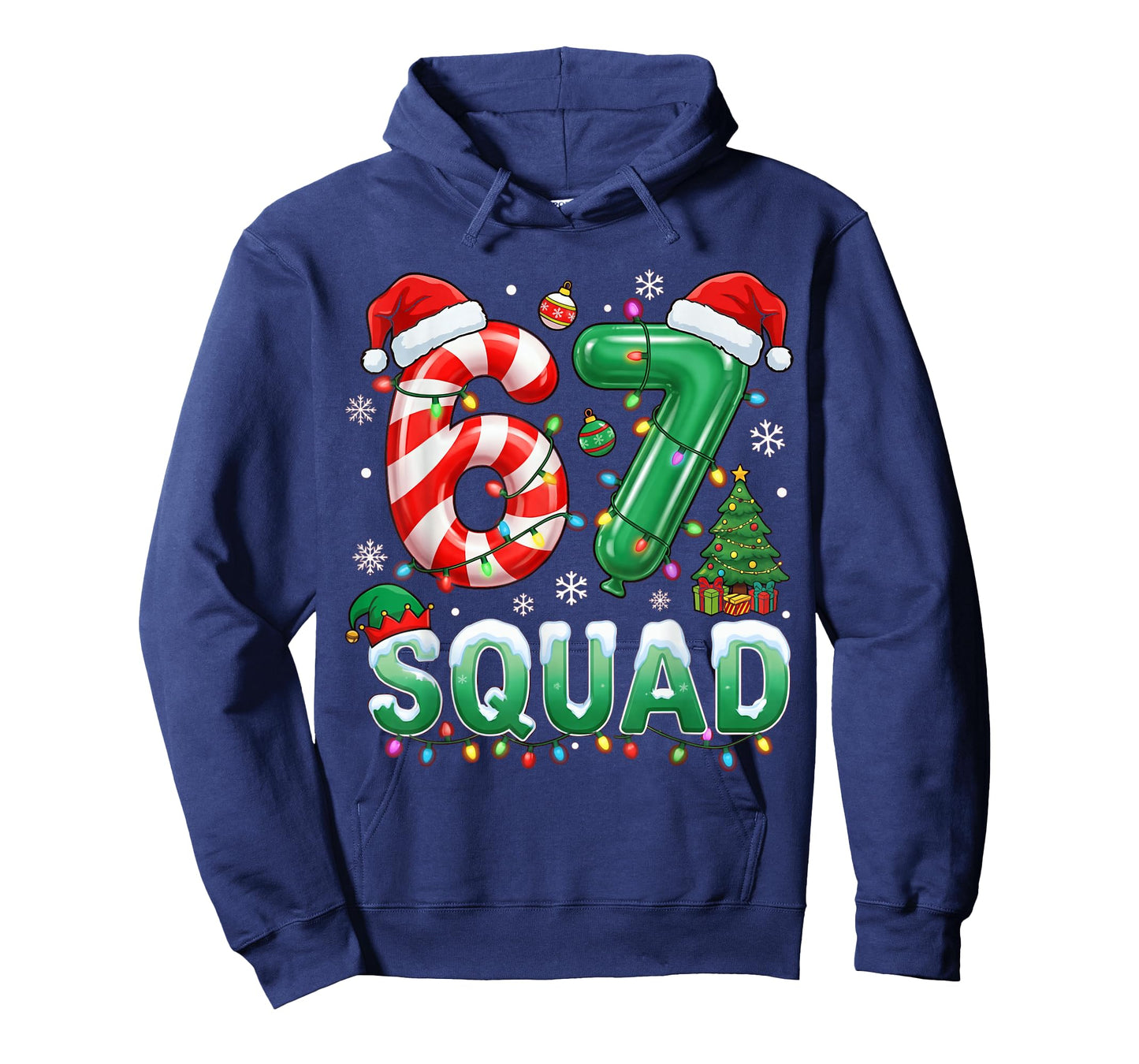 67 Squad Christmas Meme Funny Holiday Trend T-Shirt