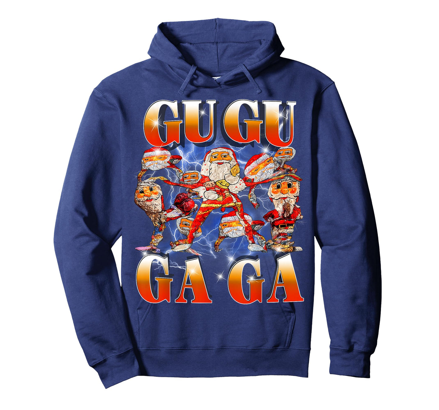 Funny Gugu Gaga Santa Brainrot Meme Kids Teens T-Shirt