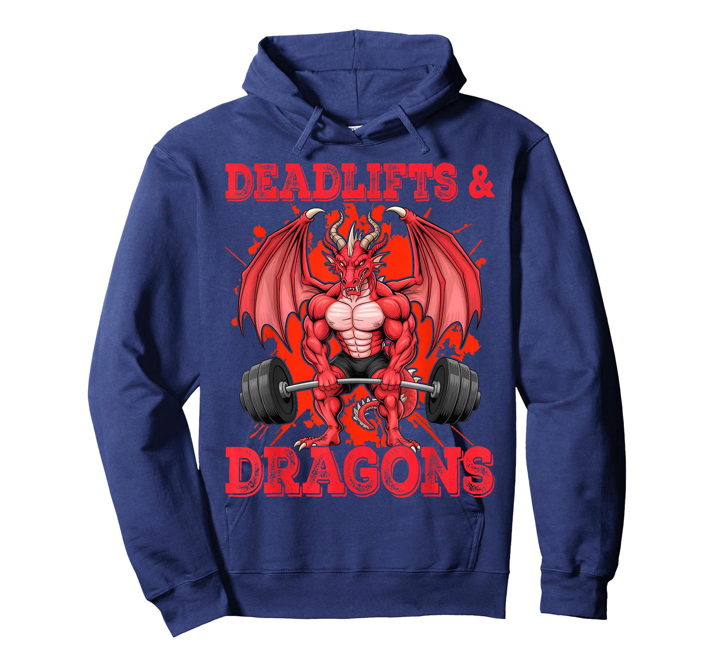 Gym Nerd Deadlifts & Dragons RPG Workout T-Shirt