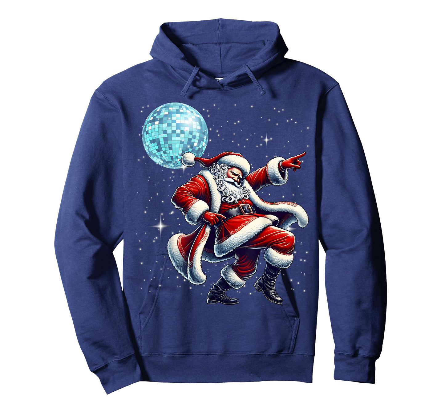 Disco Santa Christmas Nightclub Dancing Santa Claus Holiday T-Shirt