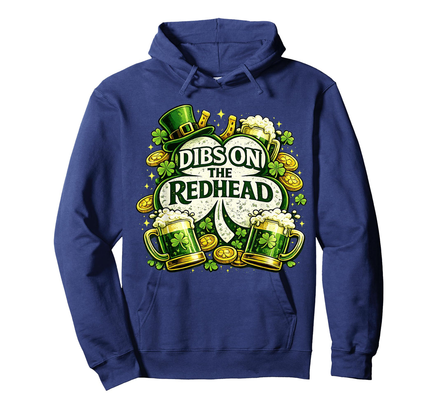 Dibs On The Redhead Shirt Irish Shamrock St Patricks Day Men T-Shirt
