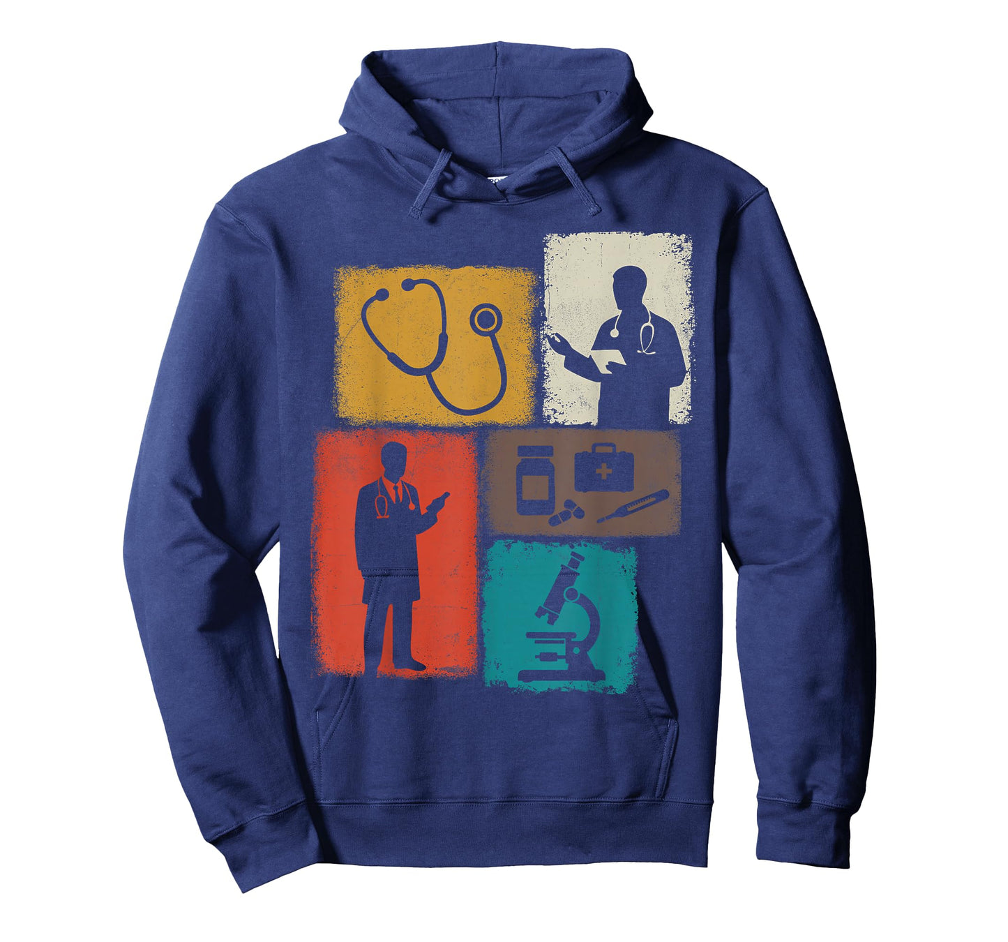 Doctor Vintage Collage Medical Men Physician Surgeon T-Shirt