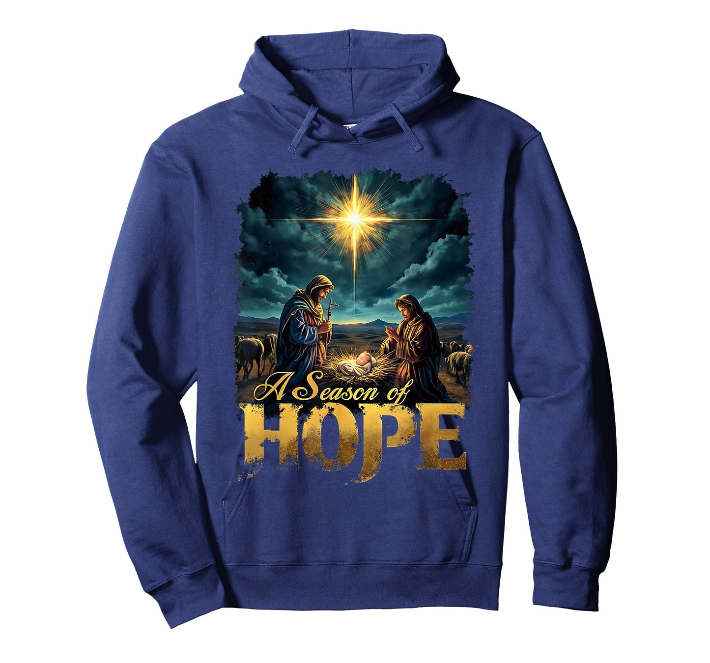 Vintage A Season of Hope Christmas Jesus Faith T-Shirt