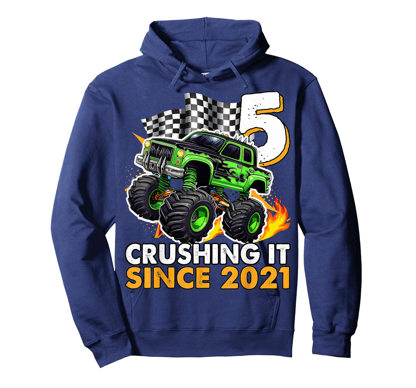 5 Year Old Monster Truck 5th Birthday boy T-Shirt