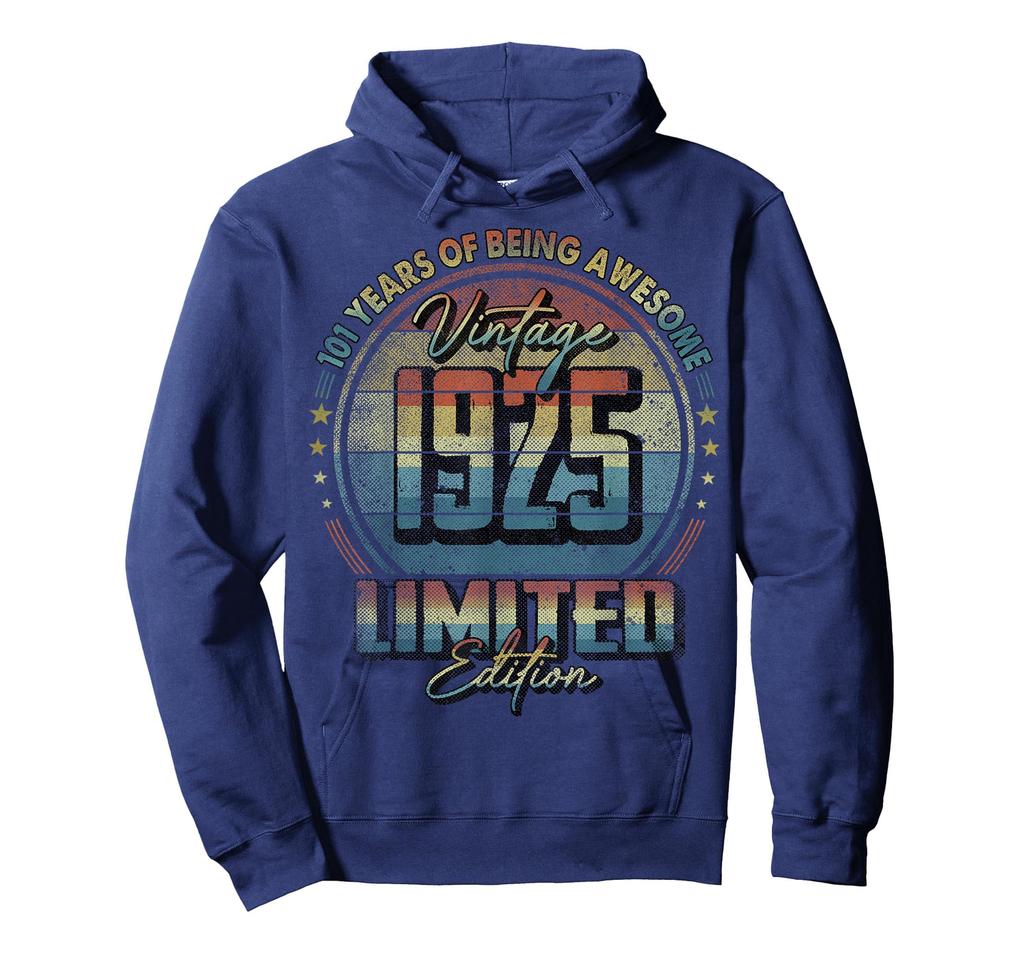 Vintage 1925 Limited Edition 101 Year Old 101st Birthday T-Shirt
