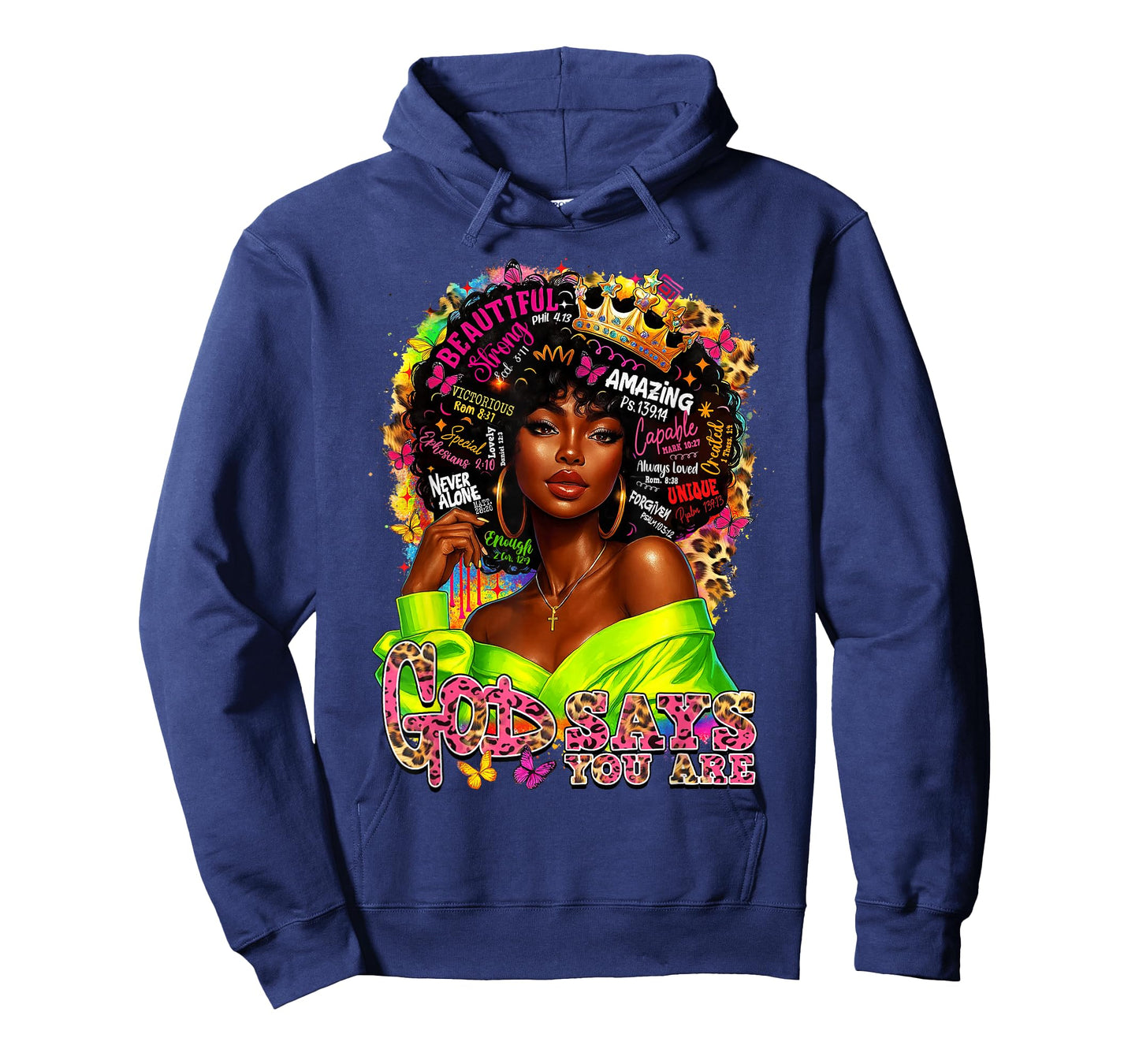 Black History God Says You are Afro Melanin Queen Women Girl T-Shirt