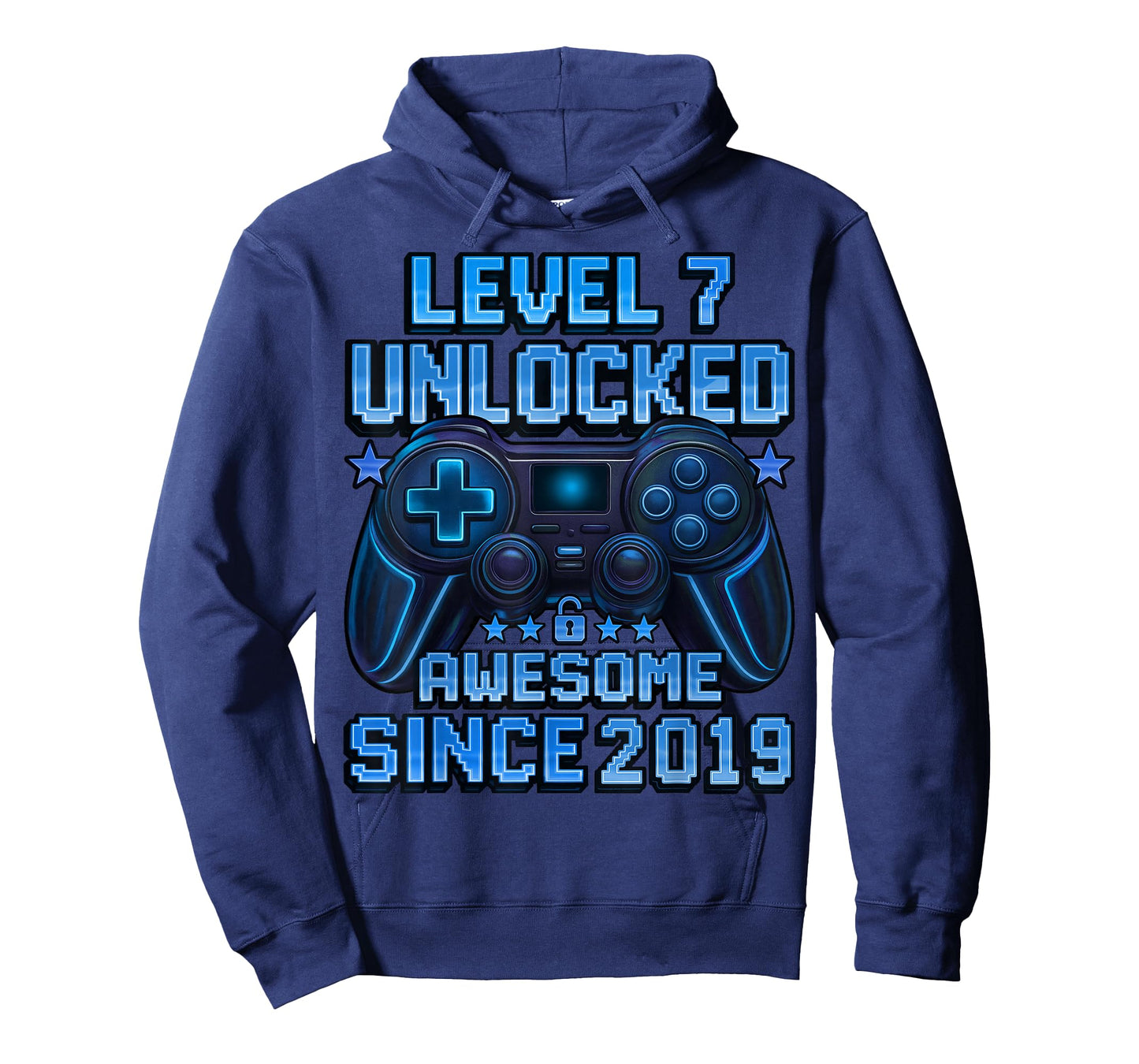 Level 7 Unlocked 7 Year Old Gifts for Boys 7th Birthday Boy T-Shirt