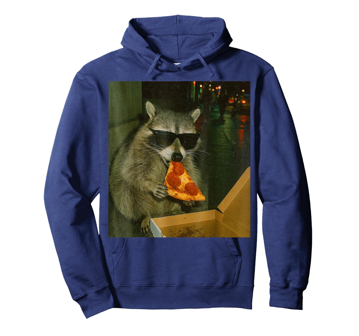 Raccoon Eating Pizza, Animal Meme T-Shirt